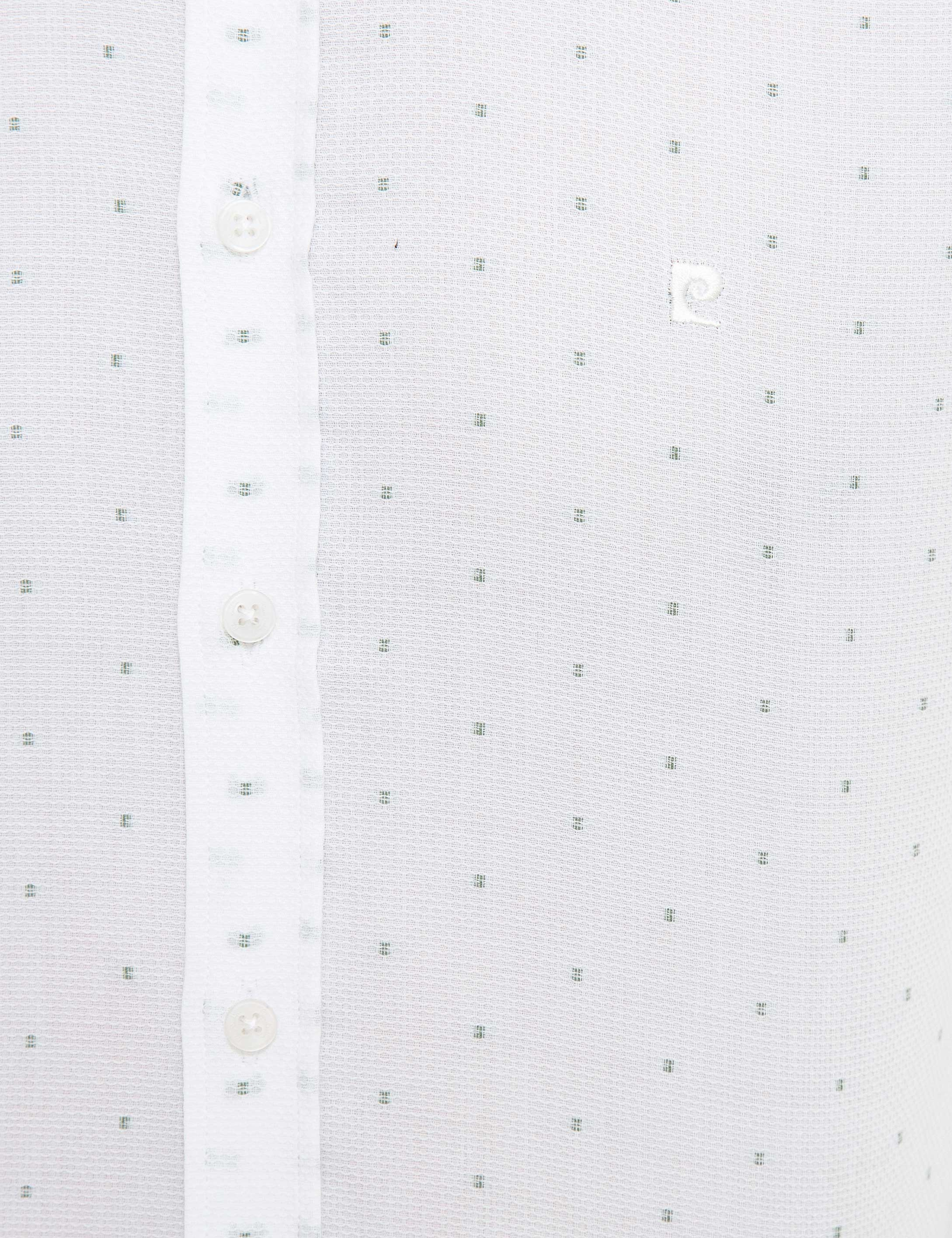 Haki Slim Fit Uzun Kollu Gömlek