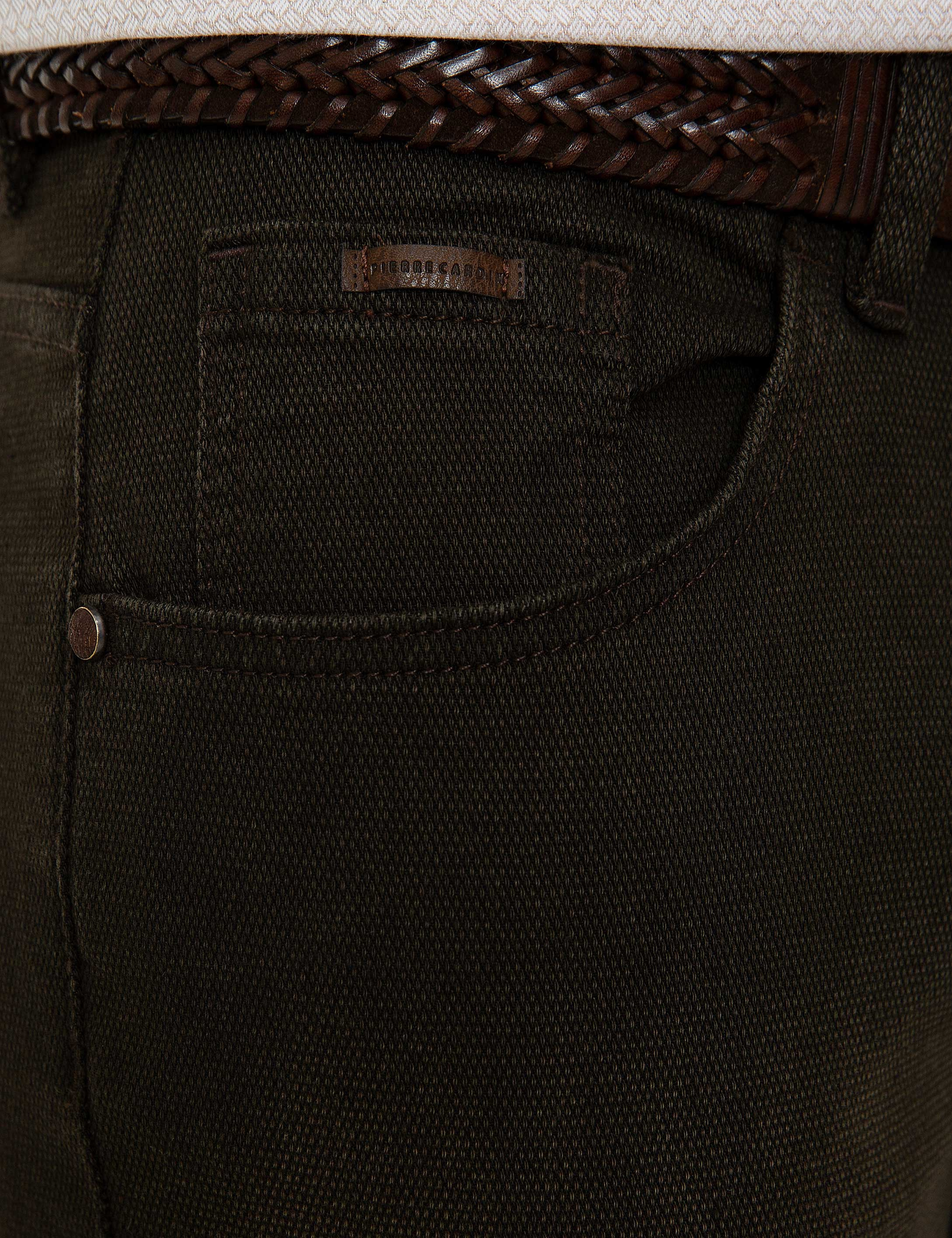 Haki Slim Fit Jean Pantolon - Image 4