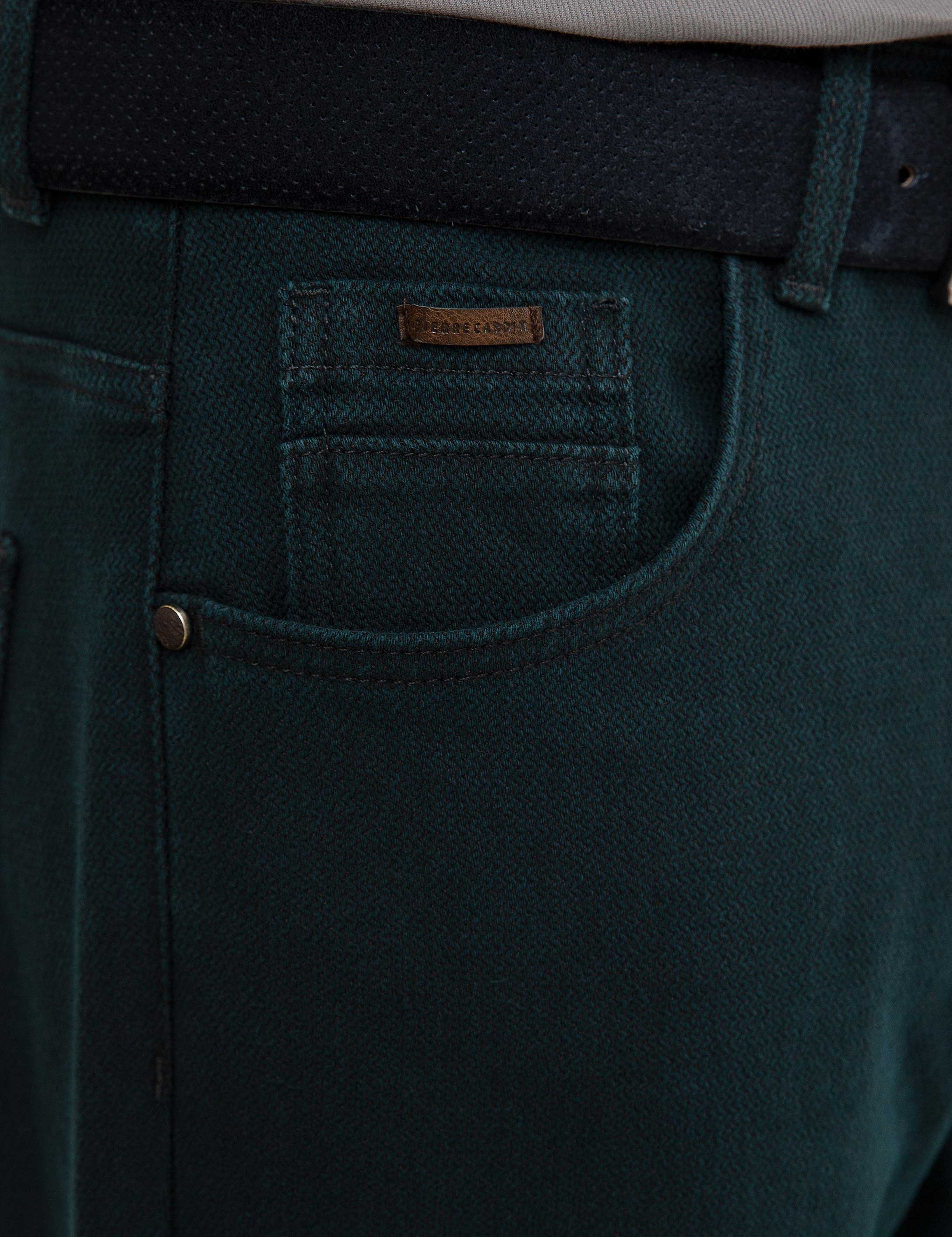 Haki Straight Fit Jean Pantolon - Image 4