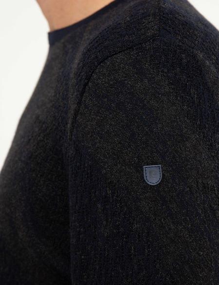 Koyu Lacivert Slim Fit Triko Kazak - 50216080025