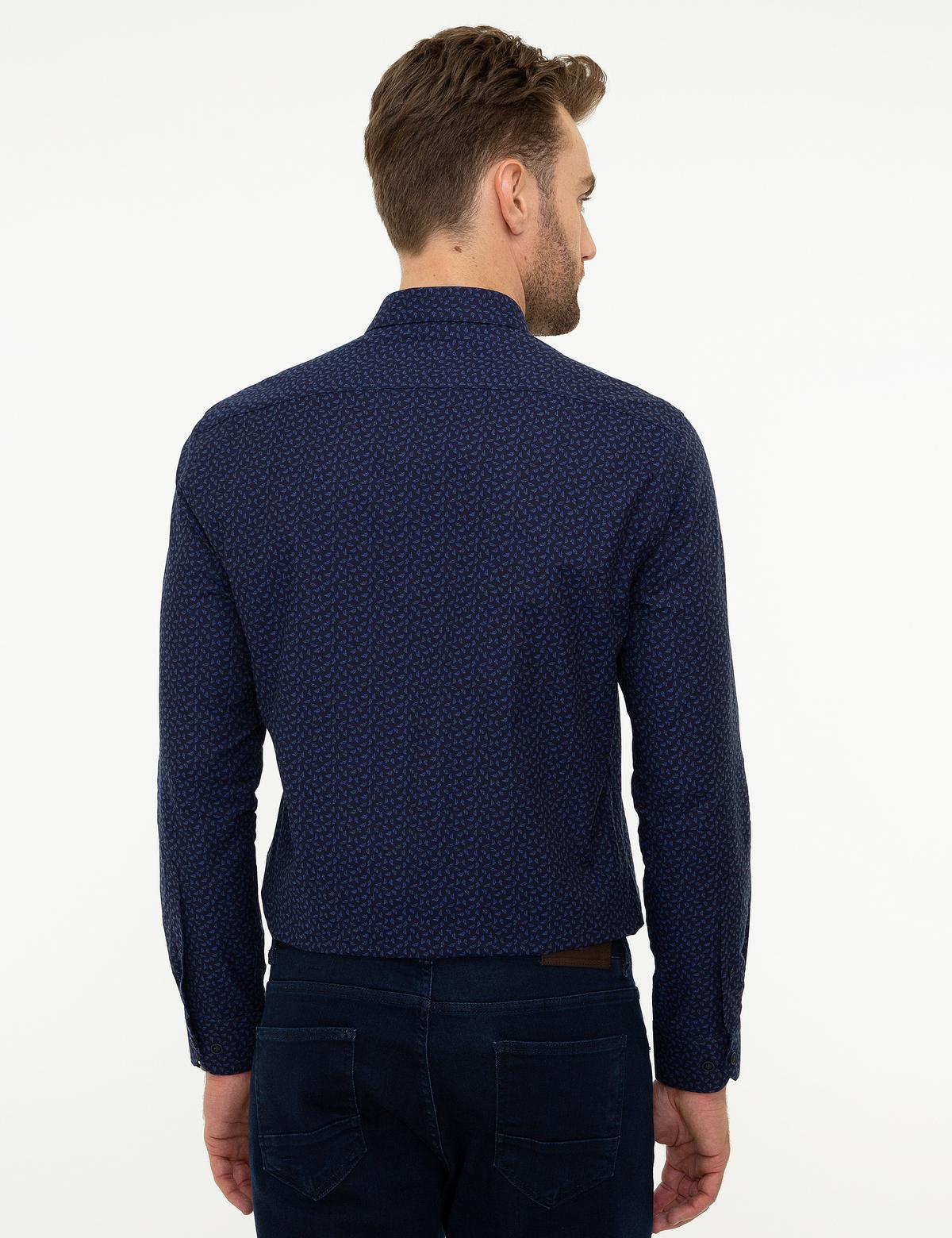 Saks Mavi Slim Fit Gömlek - 50216164001