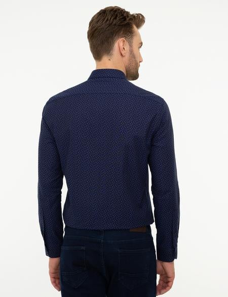 Saks Mavi Slim Fit Gömlek - 50216164001