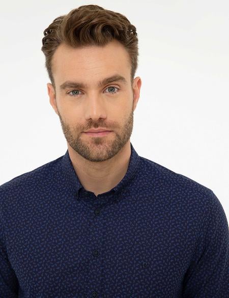 Saks Mavi Slim Fit Gömlek - 50216164001