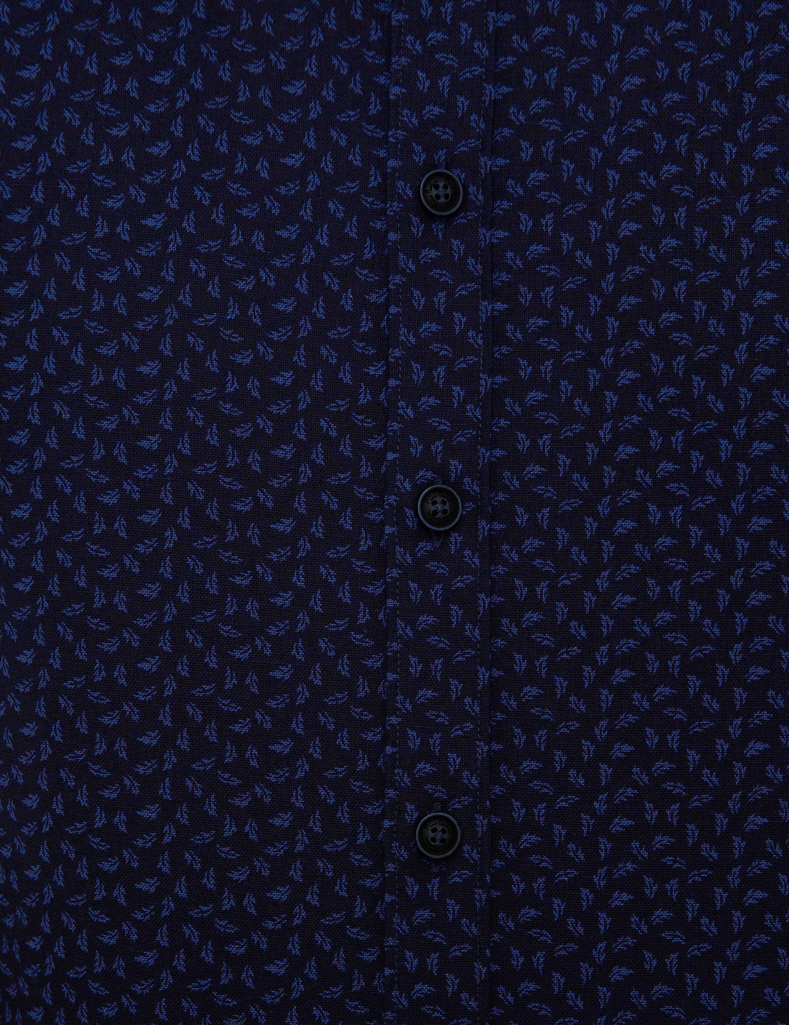 Saks Mavi Slim Fit Gömlek