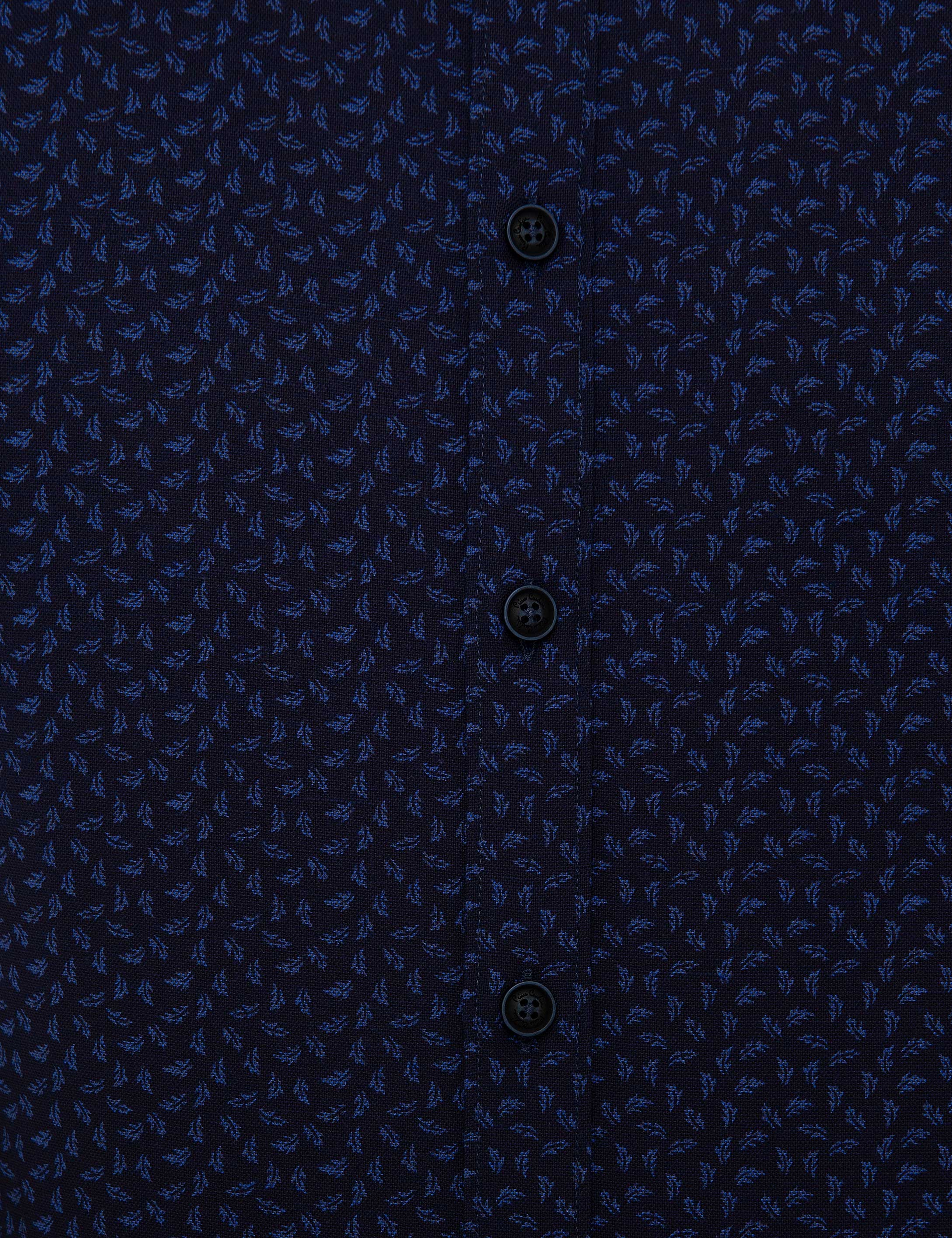 Saks Mavi Slim Fit Gömlek - Image 6