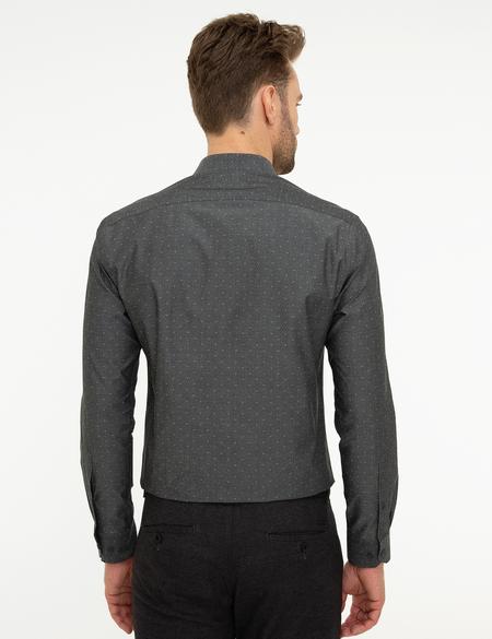 Antrasit Slim Fit Gömlek - 50216149009