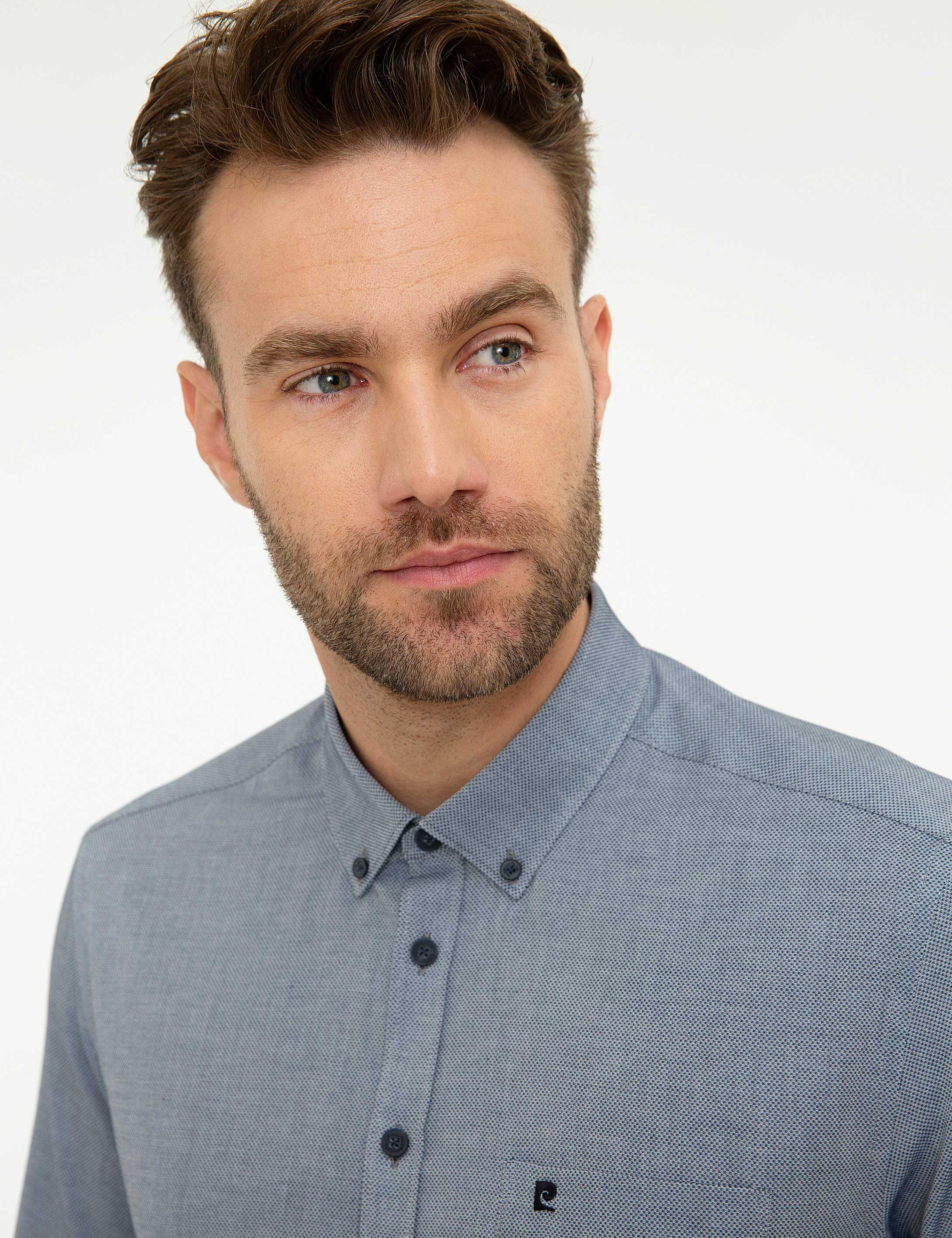 Lacivert Regular Fit Gömlek