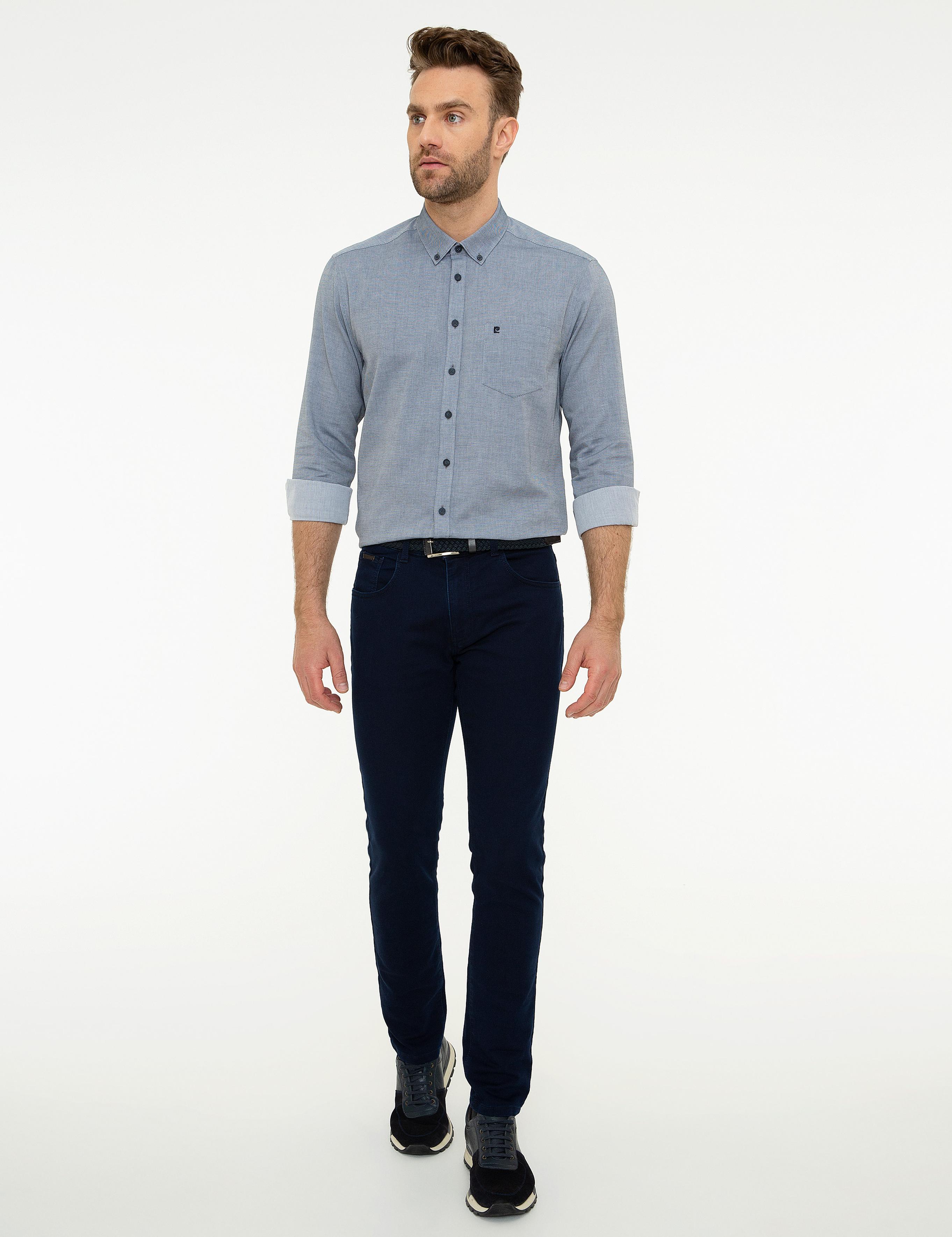 Lacivert Regular Fit Gömlek