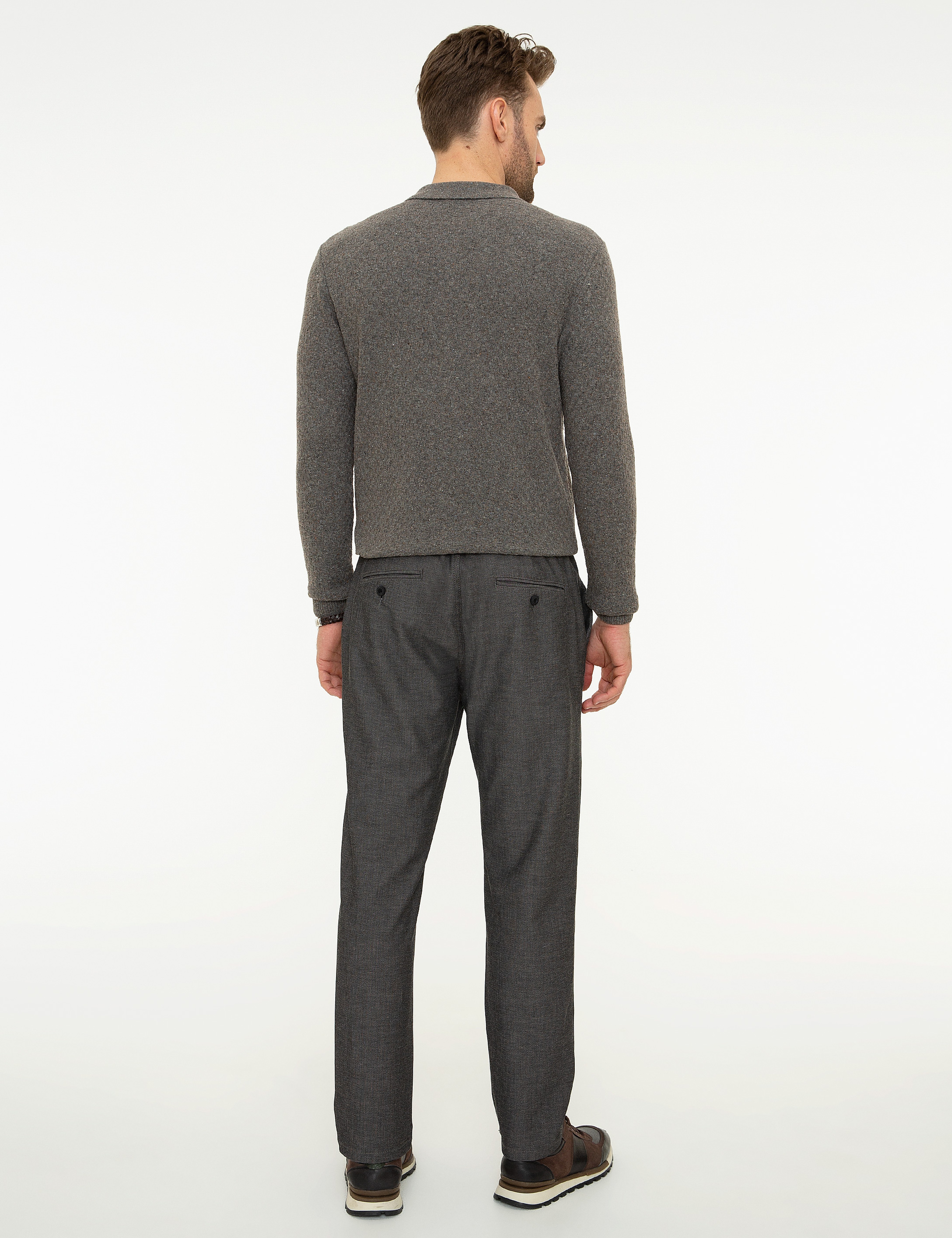 Antrasit Jogger Fit Pantolon - Image 3