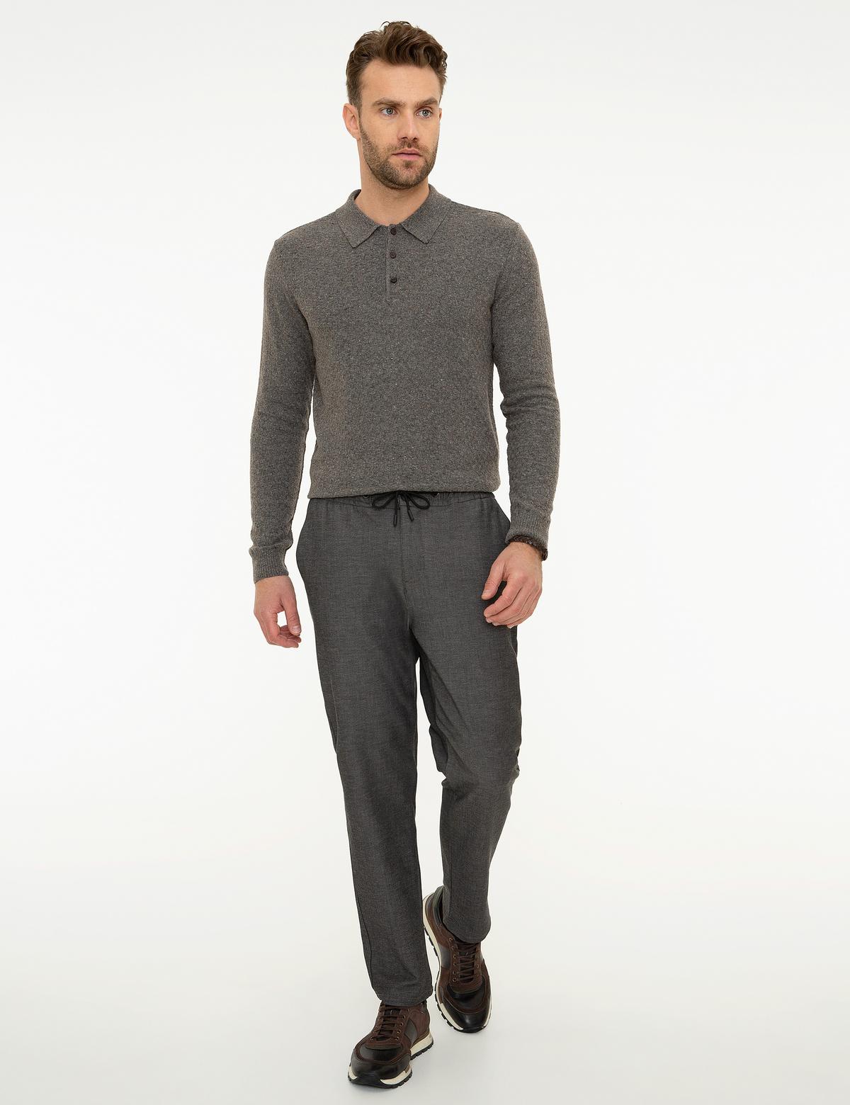 Antrasit Jogger Fit Pantolon