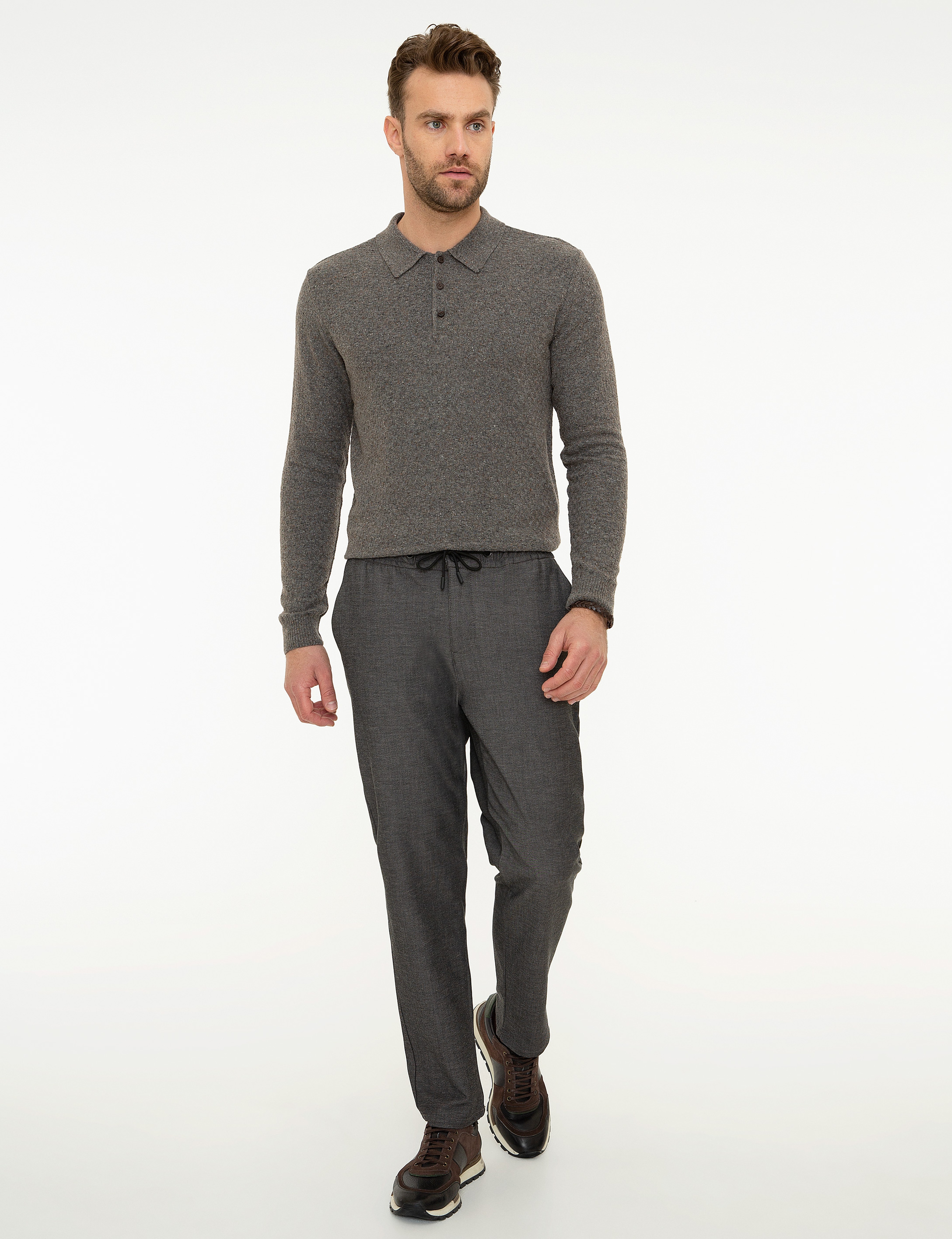Antrasit Jogger Fit Pantolon - Image 1