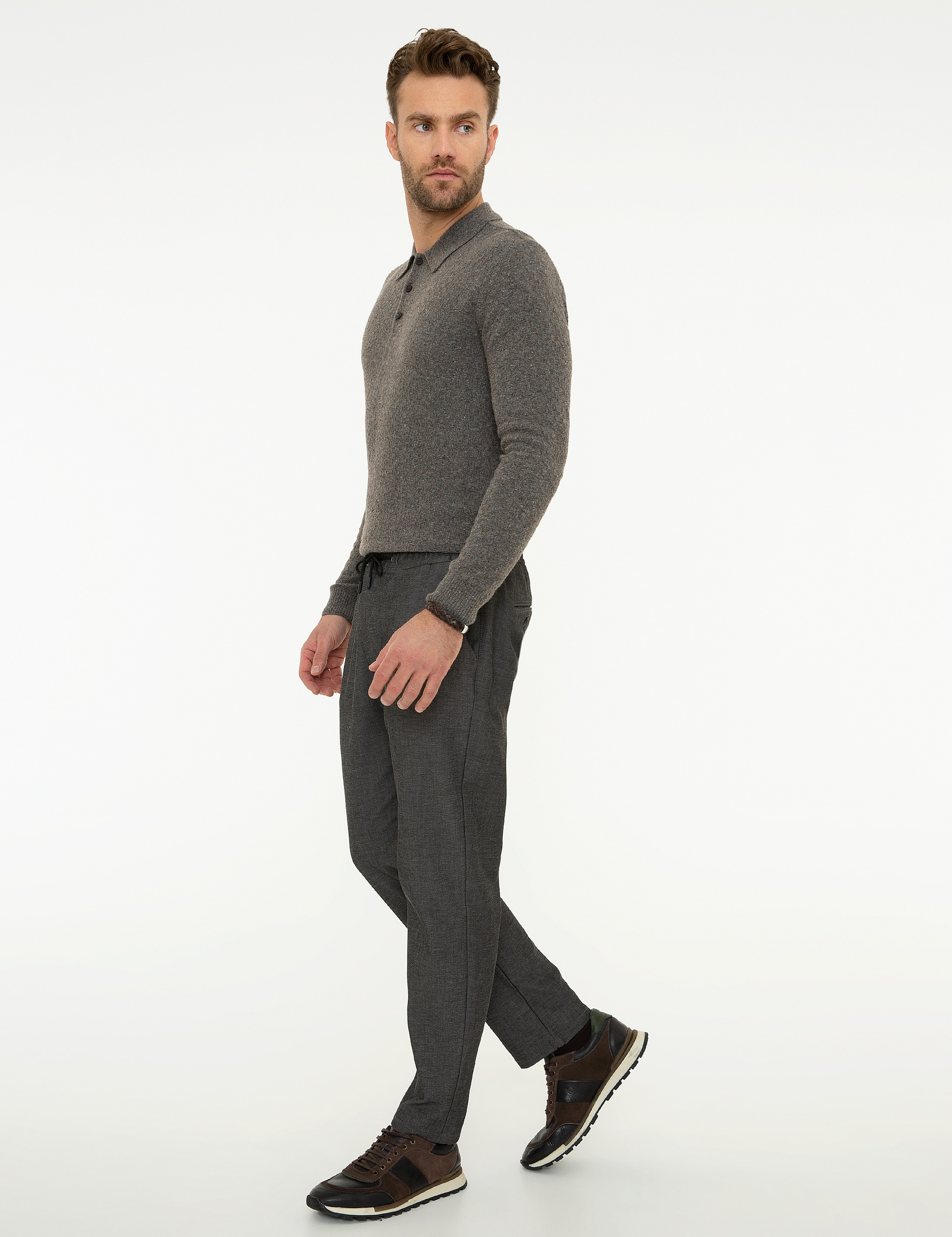 Antrasit Jogger Fit Pantolon - Image 2