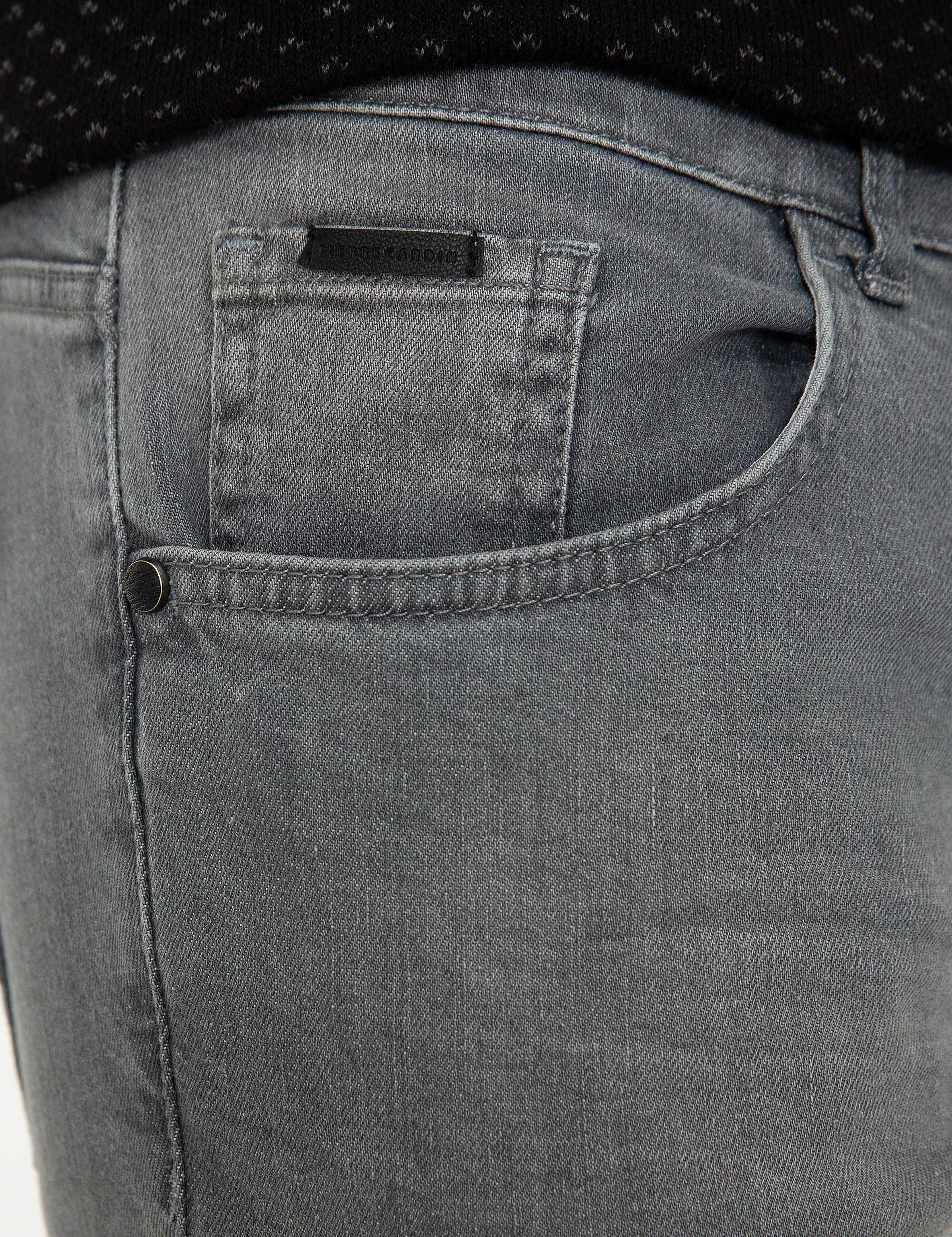 Antrasit Slim Fit Jean Pantolon