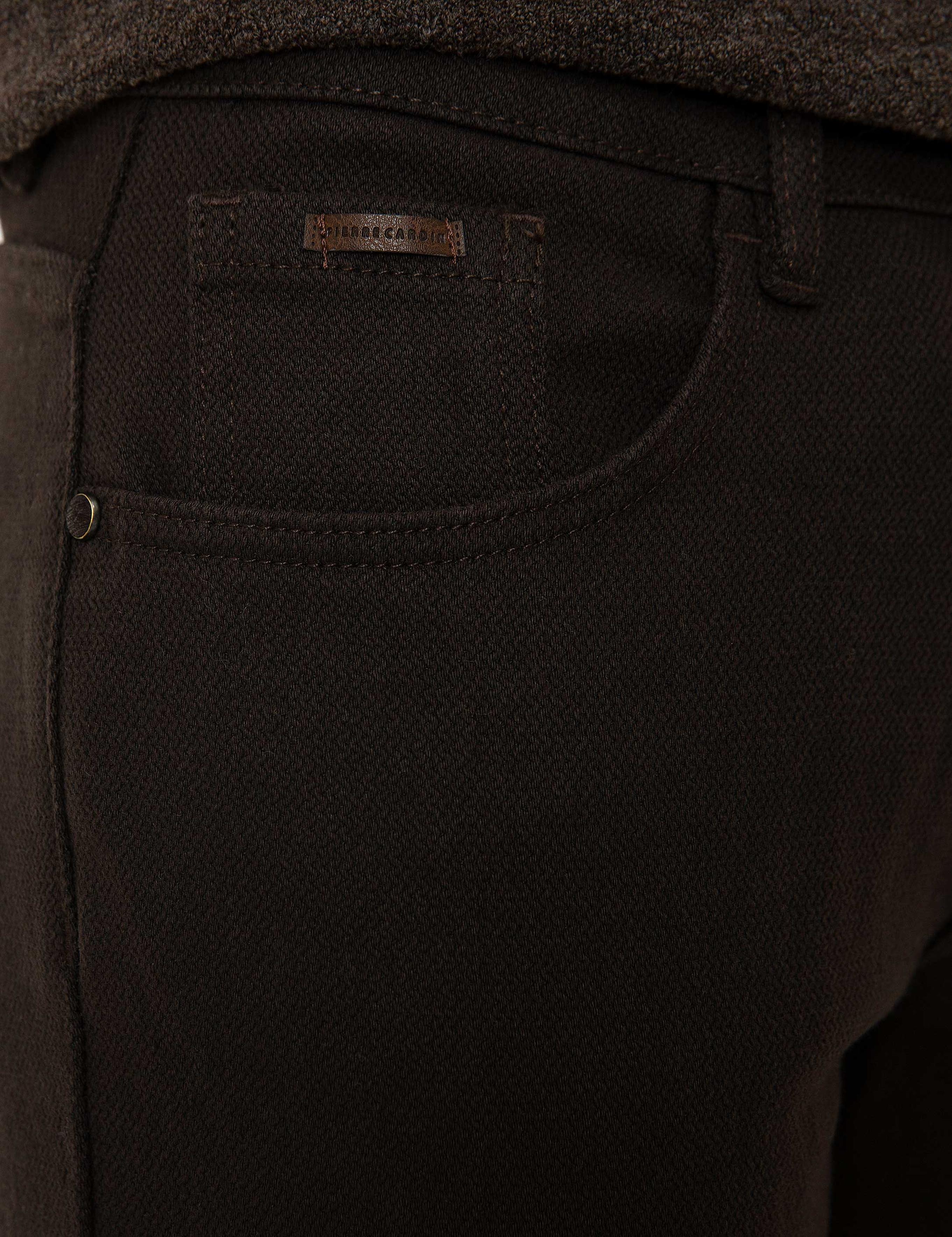 Kahverengi Straight Fit Jean Pantolon
