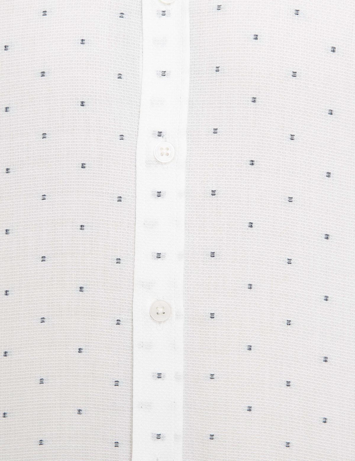 Lacivert Slim Fit Uzun Kollu Gömlek - 50219452018