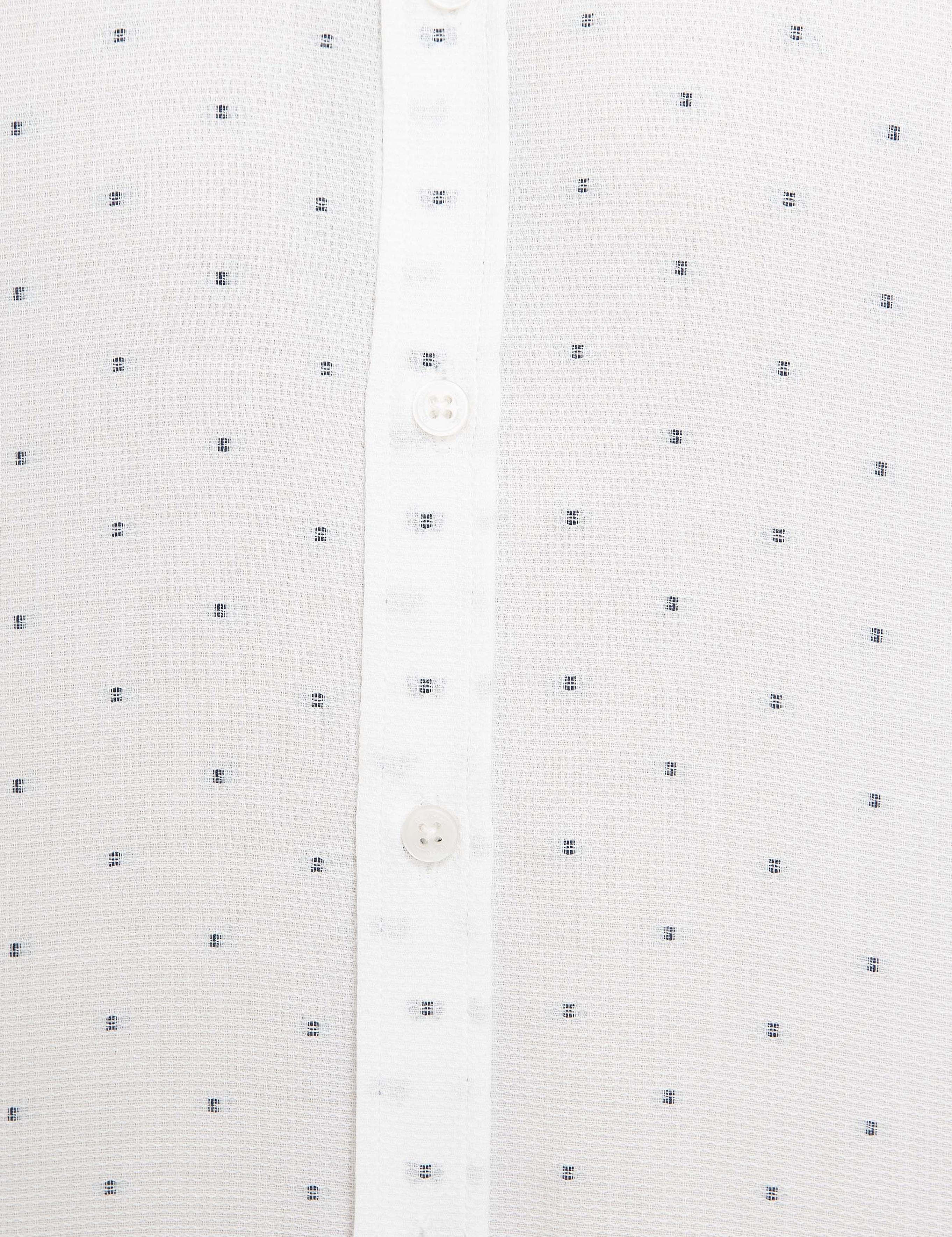 Lacivert Slim Fit Uzun Kollu Gömlek