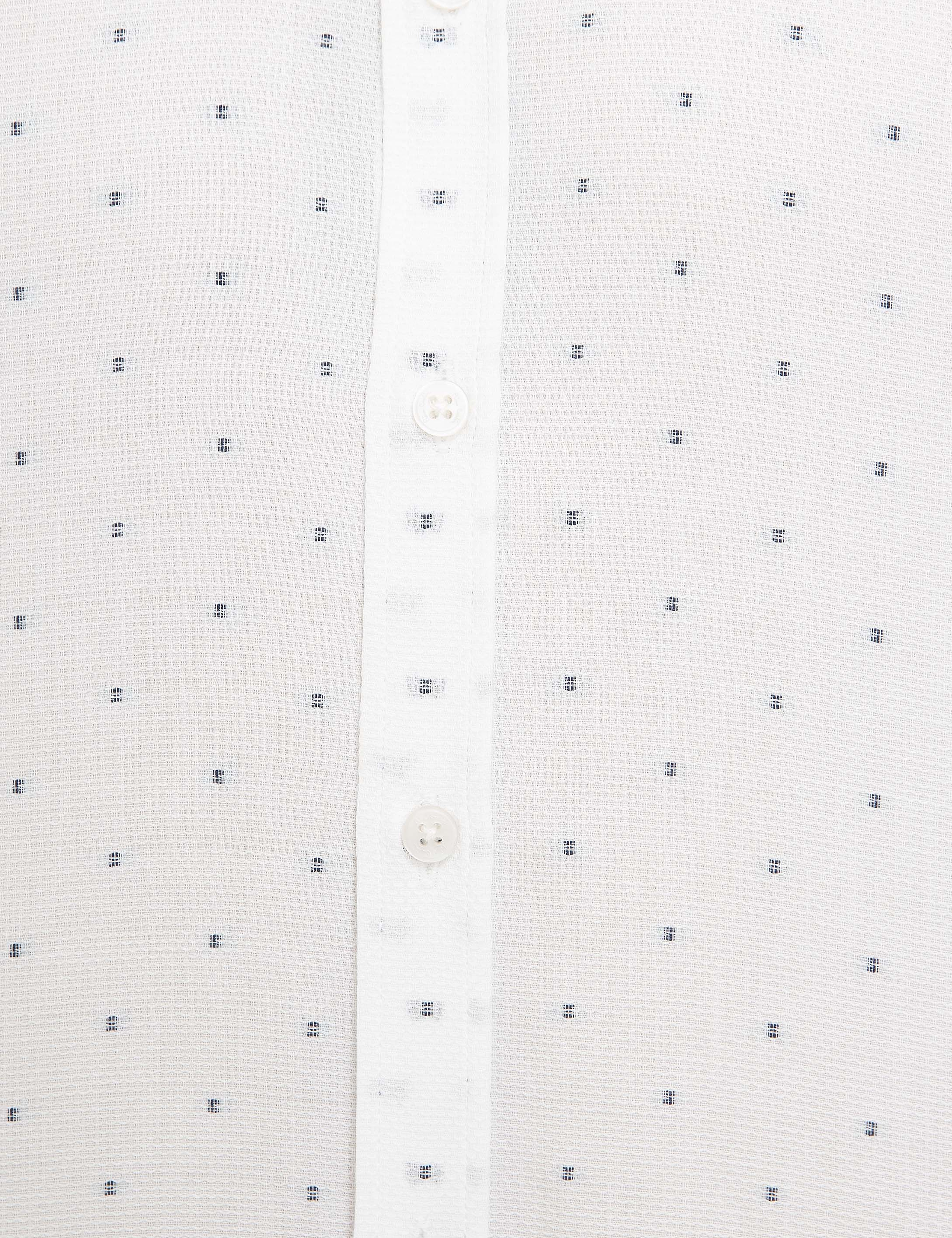Lacivert Slim Fit Uzun Kollu Gömlek - Image 6