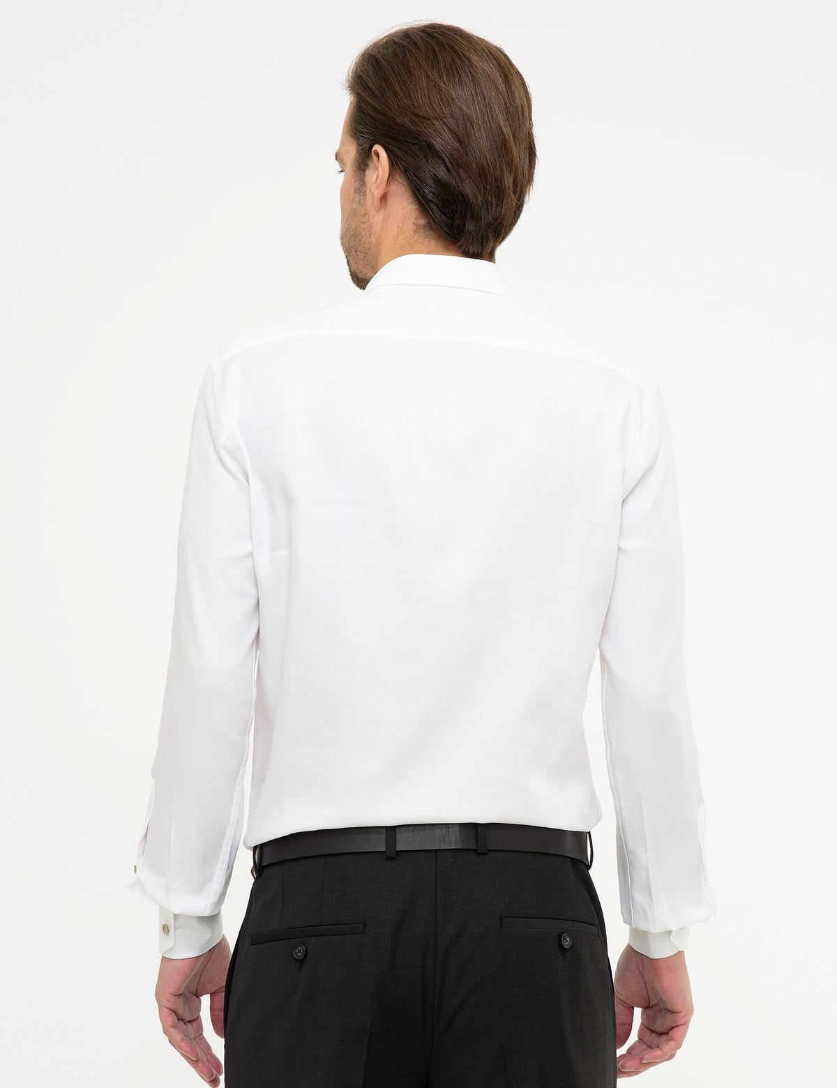 Beyaz Slim Fit Gömlek - 50219464003