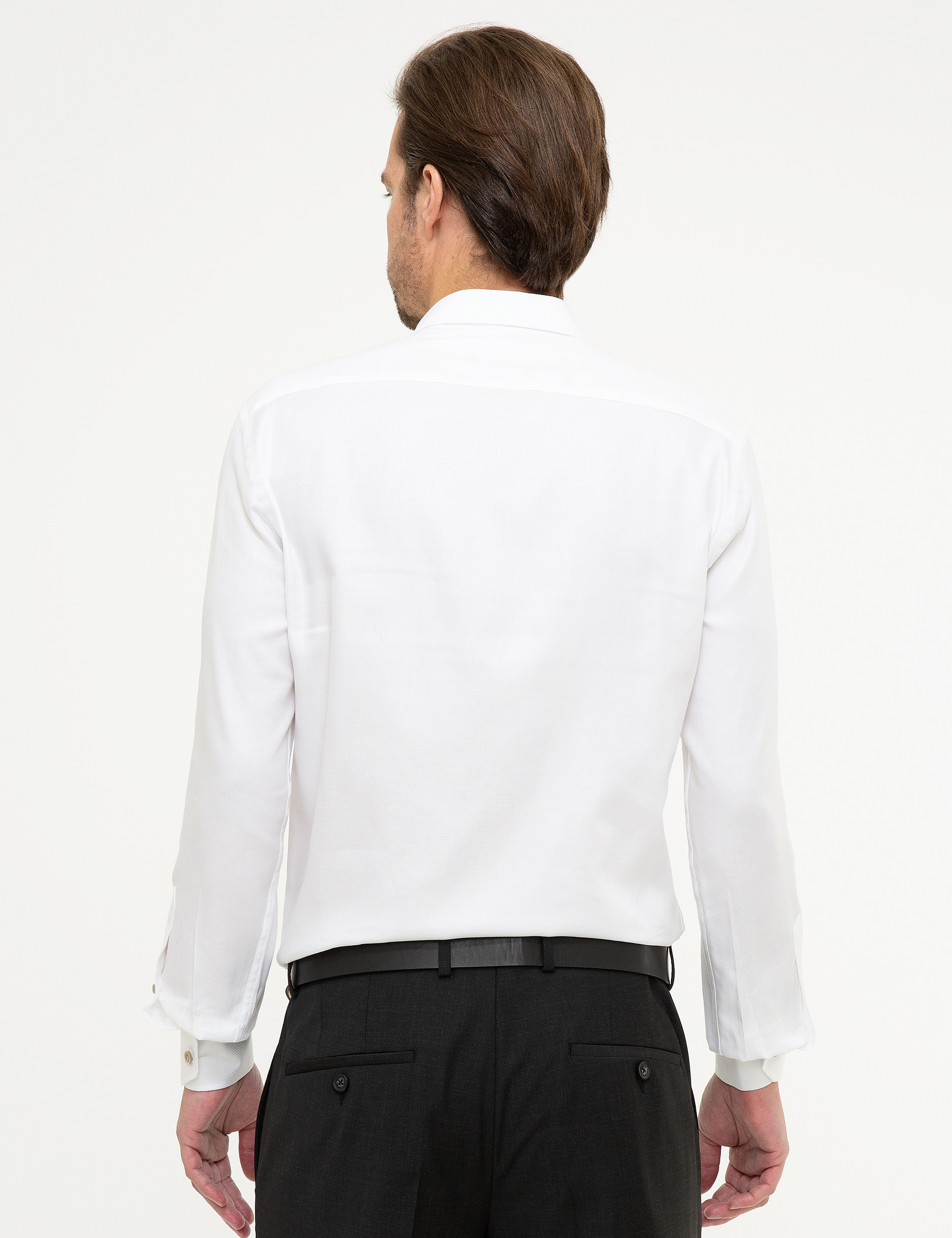 Beyaz Slim Fit Gömlek - Image 3