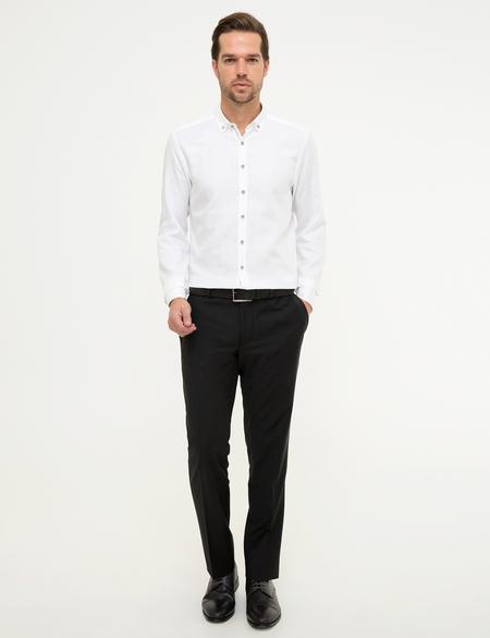 Beyaz Slim Fit Gömlek - 50219464003