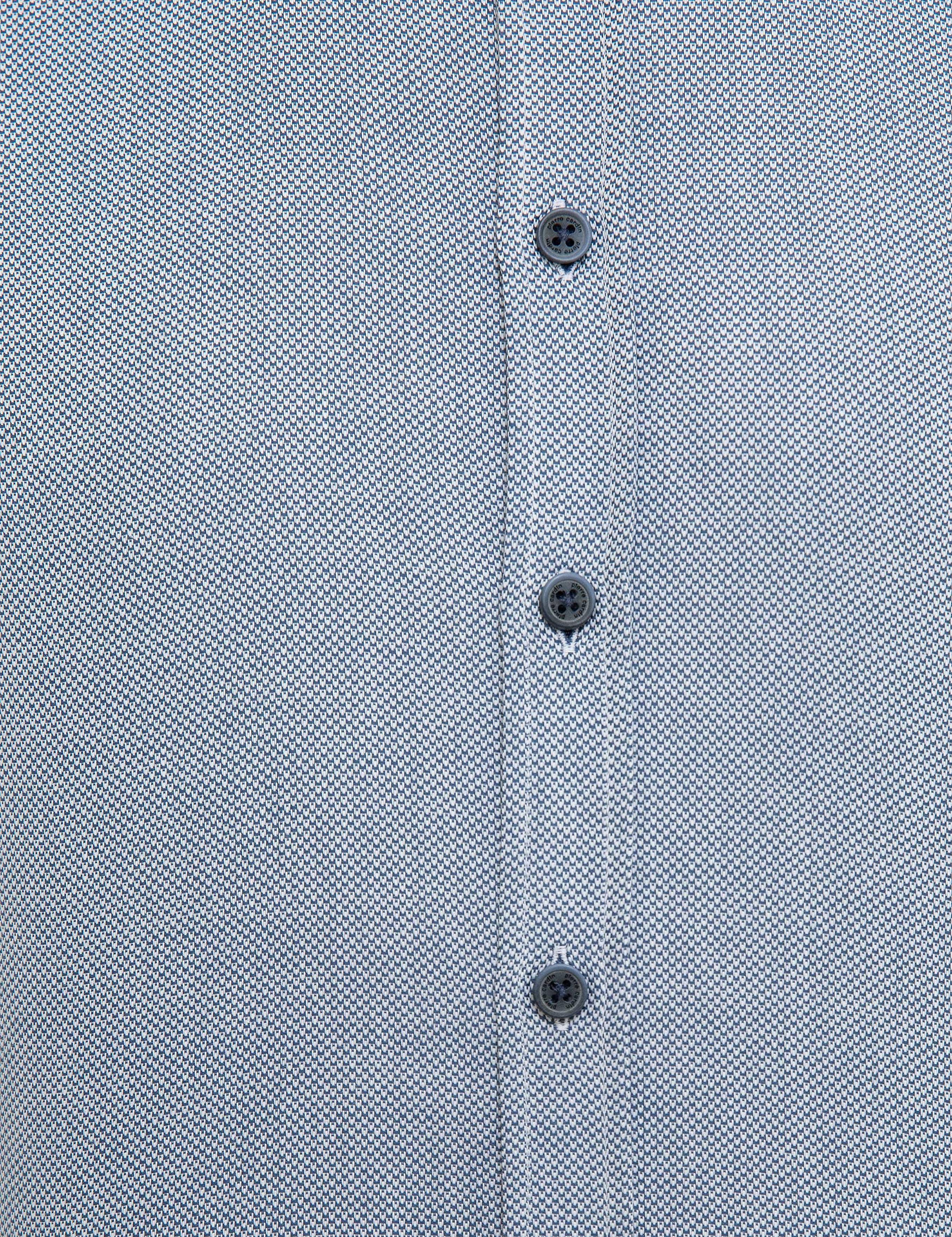 Lacivert Slim Fit Uzun Kollu Gömlek