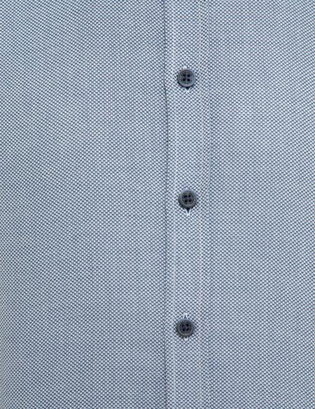 Lacivert Slim Fit Uzun Kollu Gömlek - 50219464075