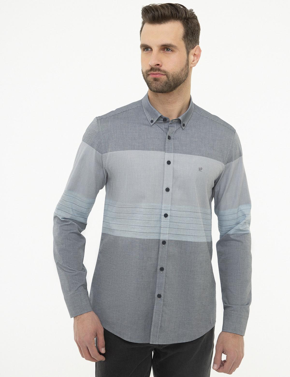 Mavi Slim Fit Gömlek