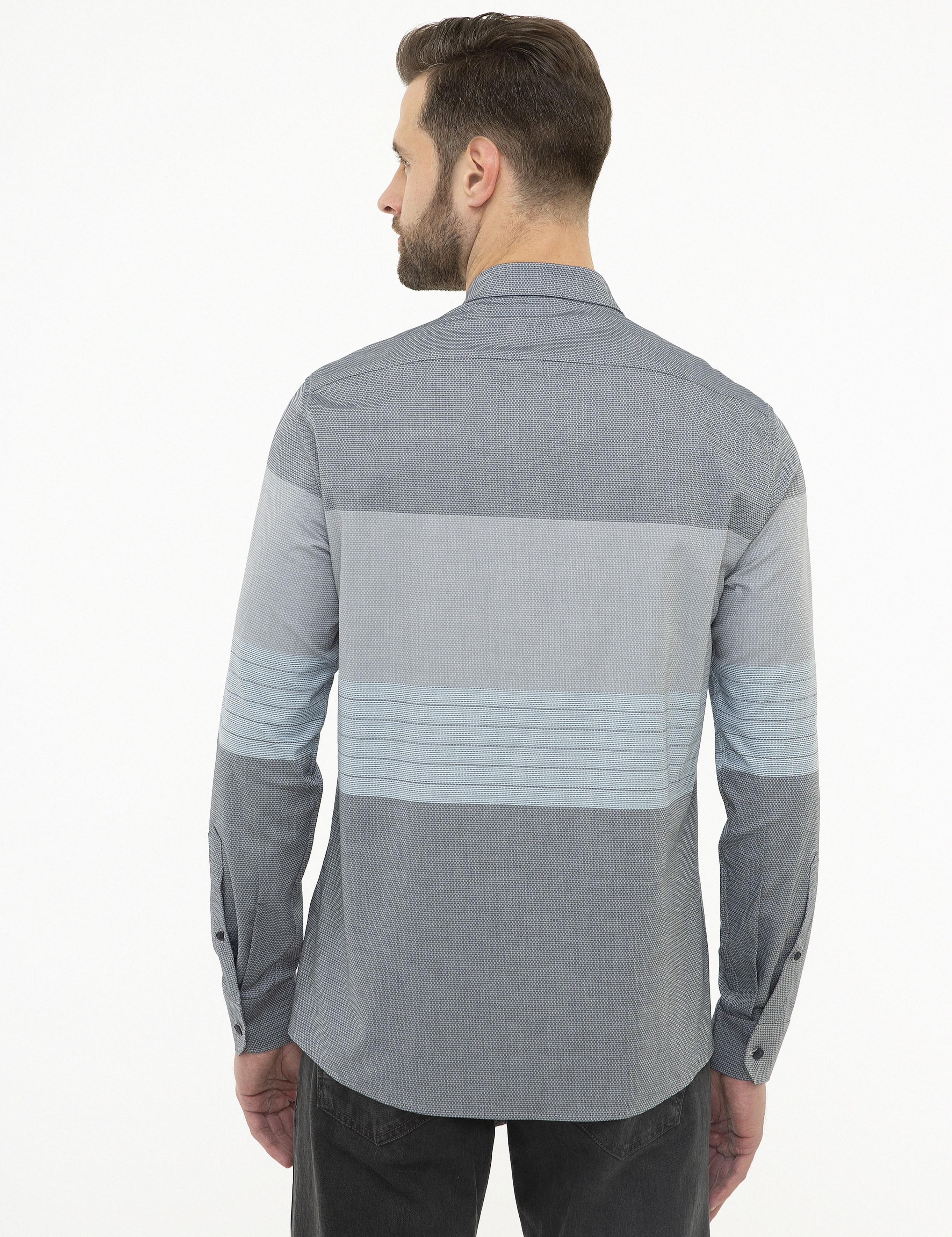 Mavi Slim Fit Gömlek