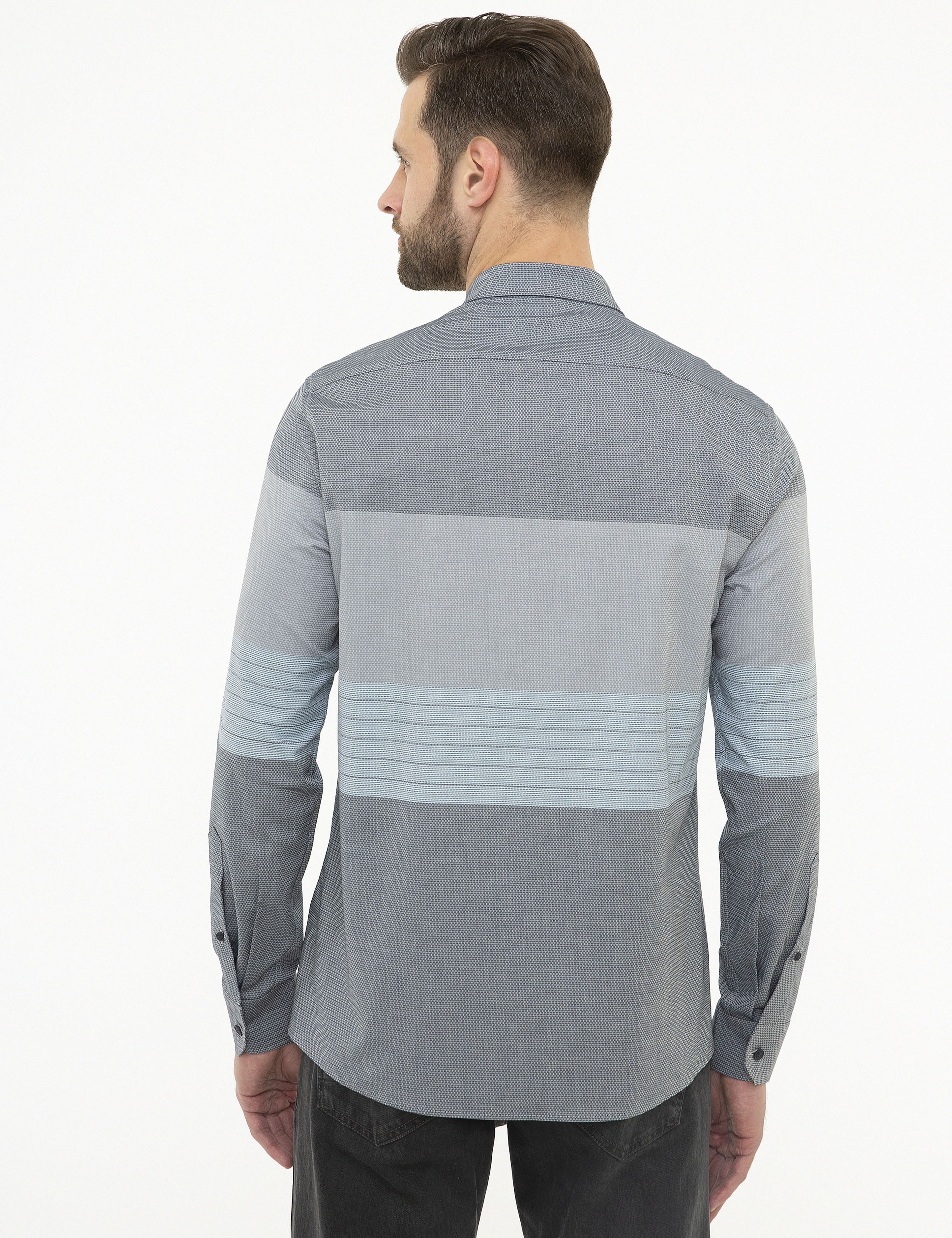 Mavi Slim Fit Gömlek