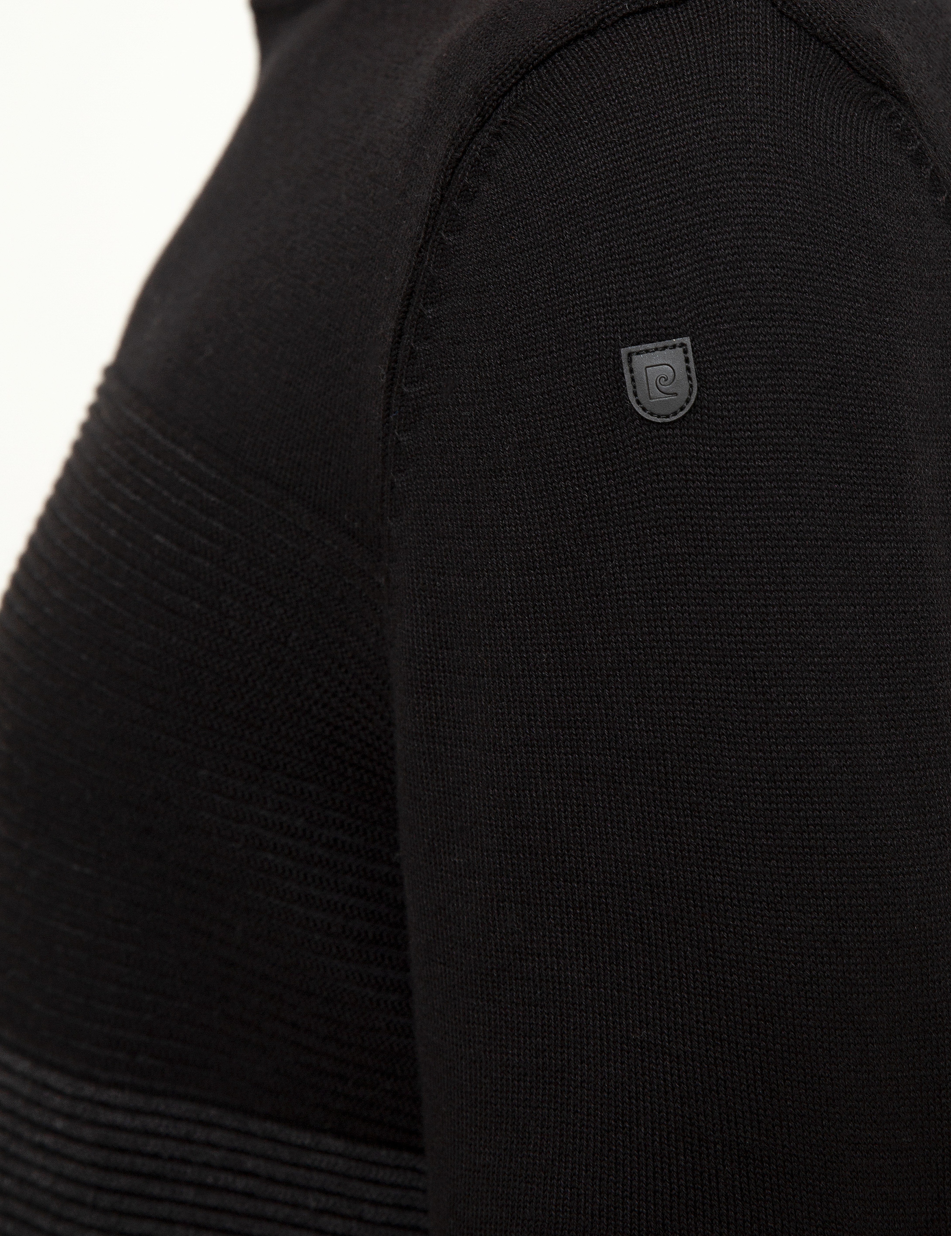 Siyah Slim Fit Kazak - Image 6