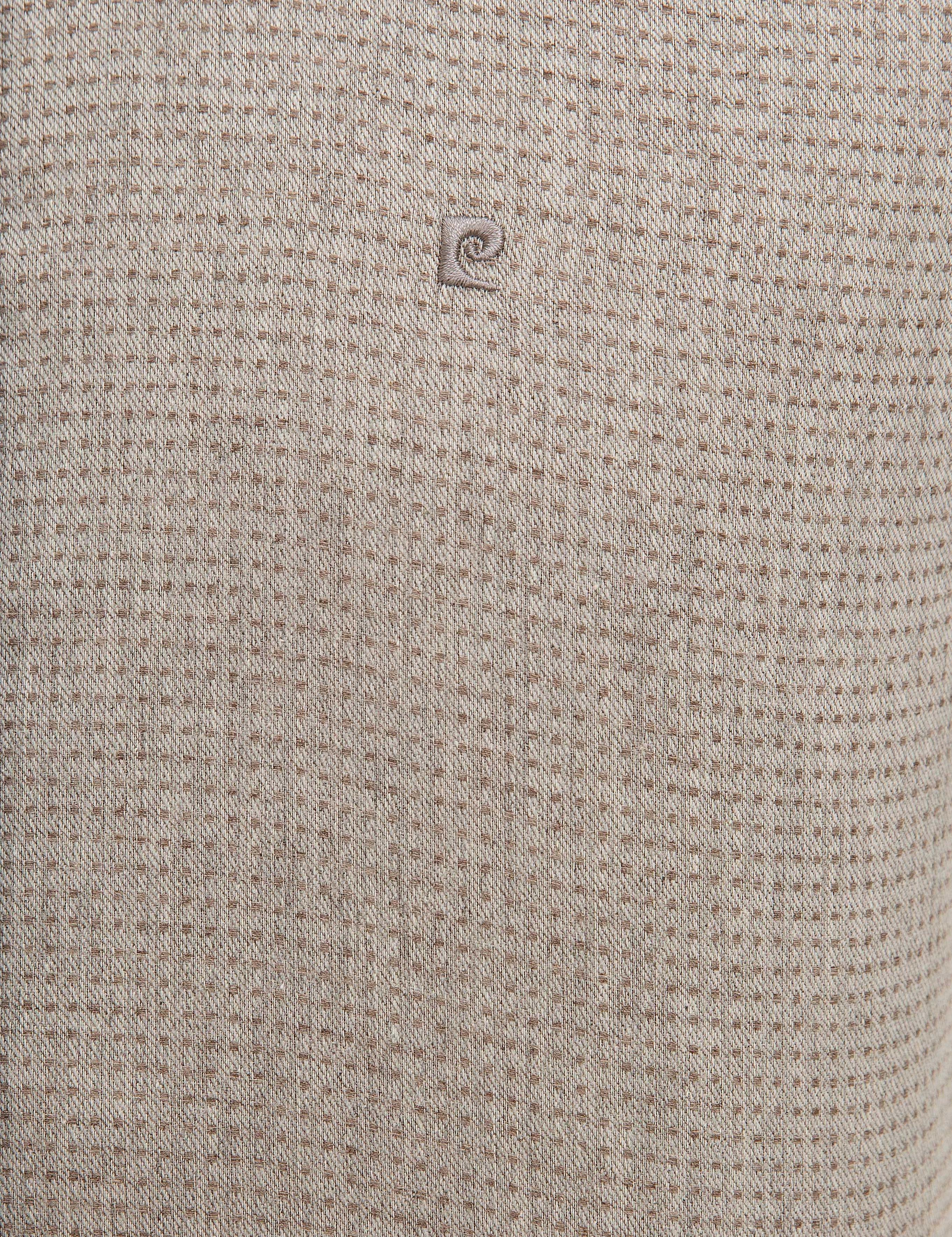 Bej Slim Fit Gömlek