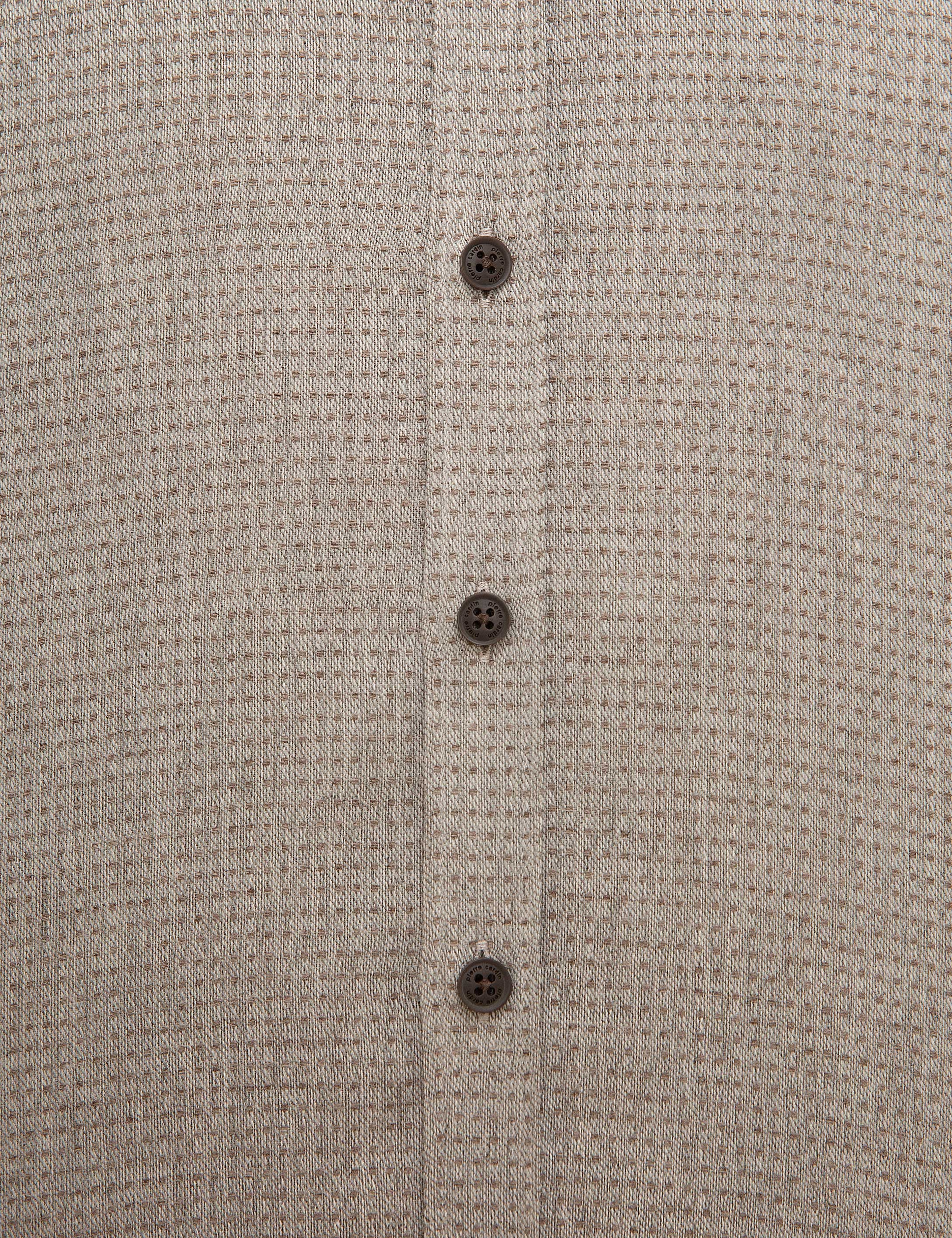 Bej Slim Fit Gömlek - Image 6