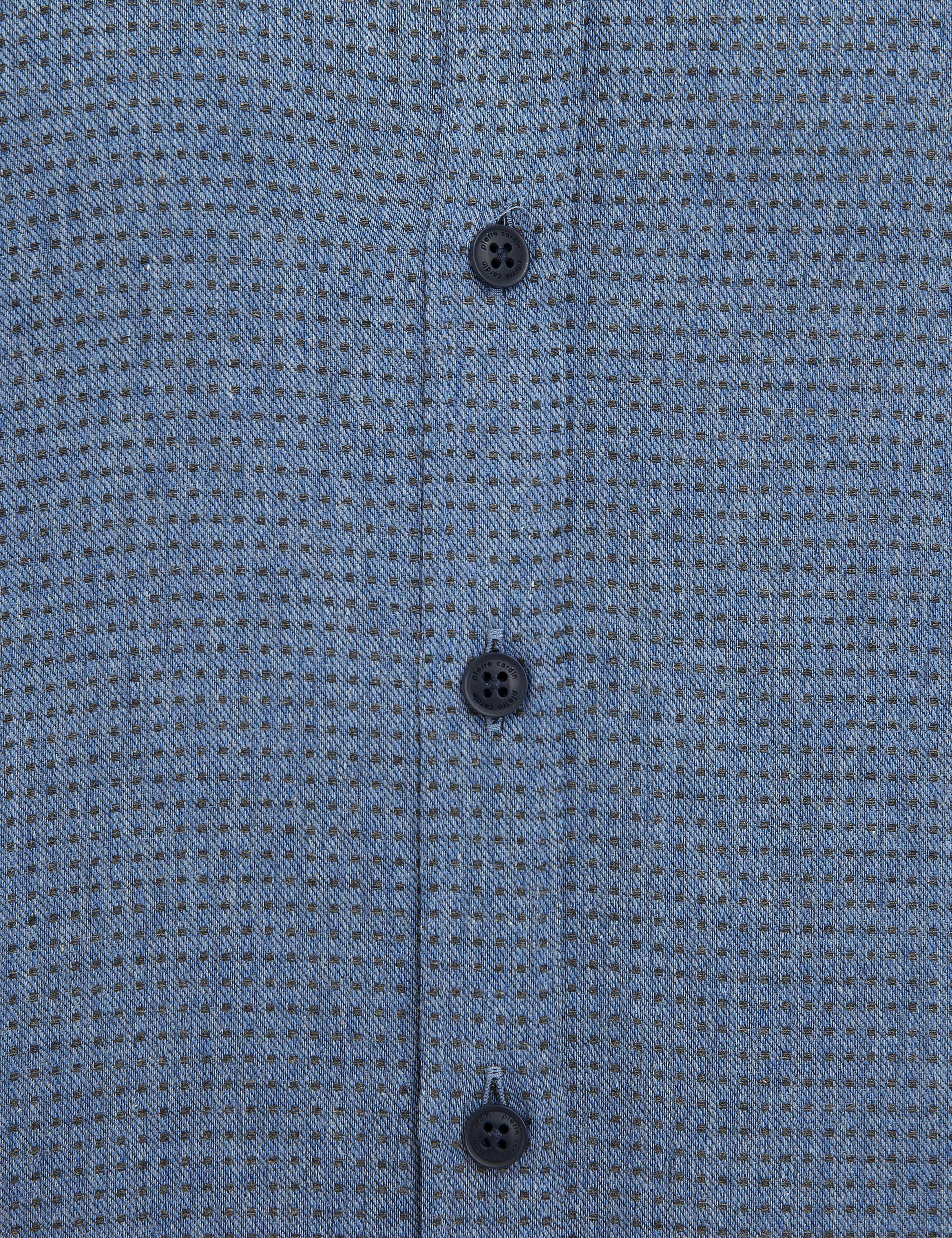 Mavi Slim Fit Gömlek - Image 6
