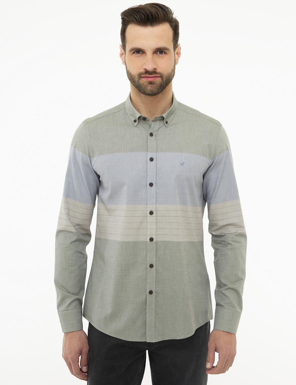 Yeşil Slim Fit Gömlek