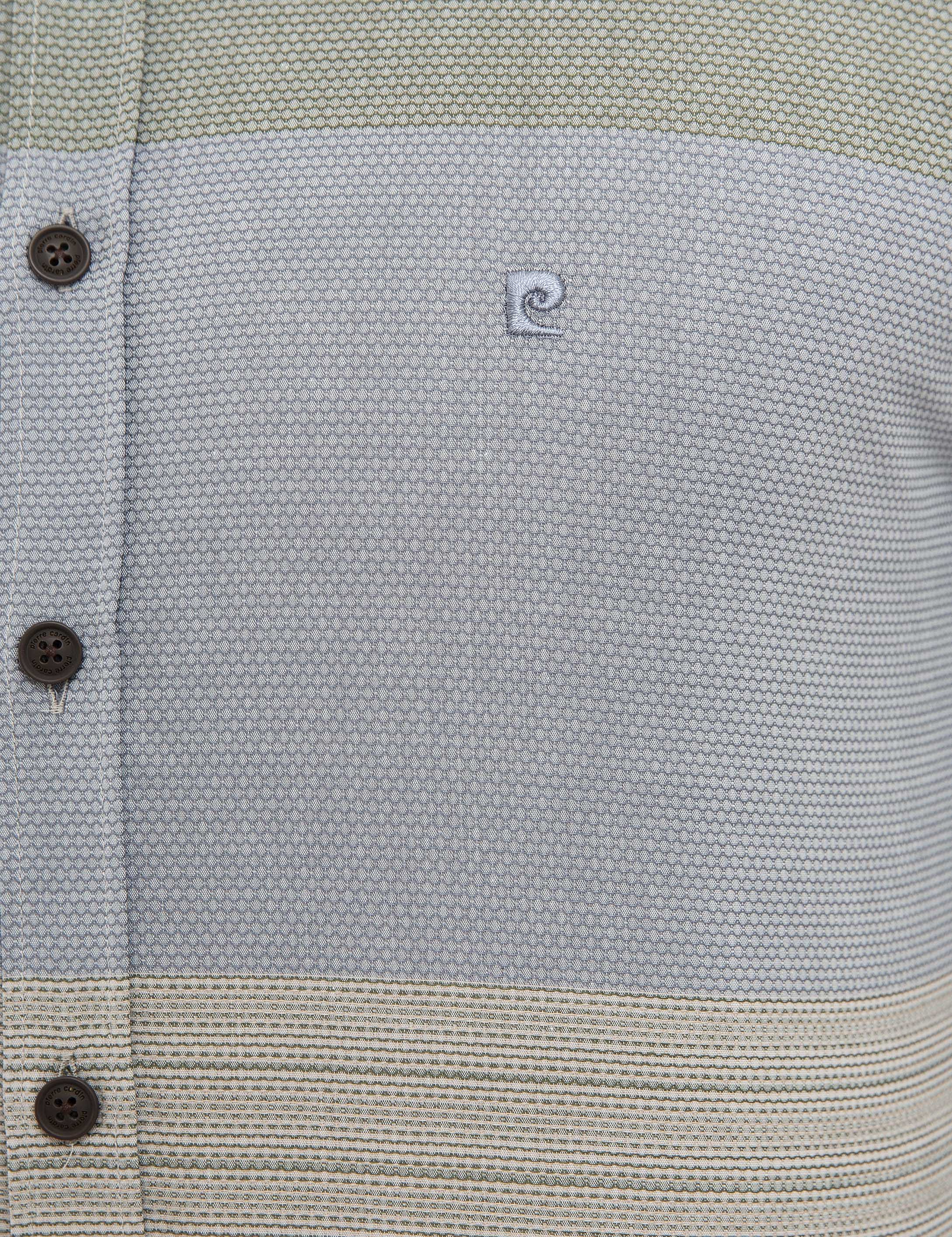 Yeşil Slim Fit Gömlek - Image 5