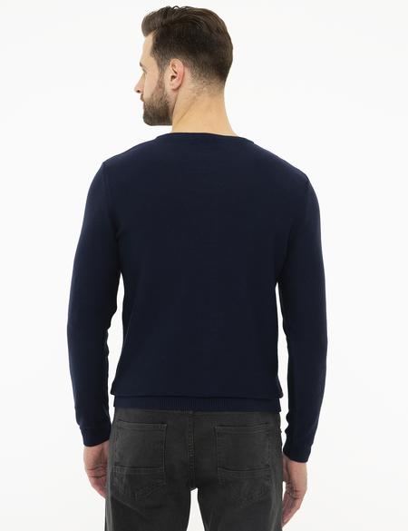 Lacivert Slim Fit Triko Kazak - 50216861001