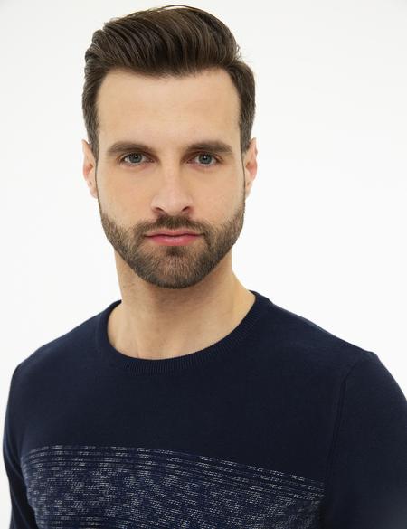 Lacivert Slim Fit Triko Kazak - 50216861001