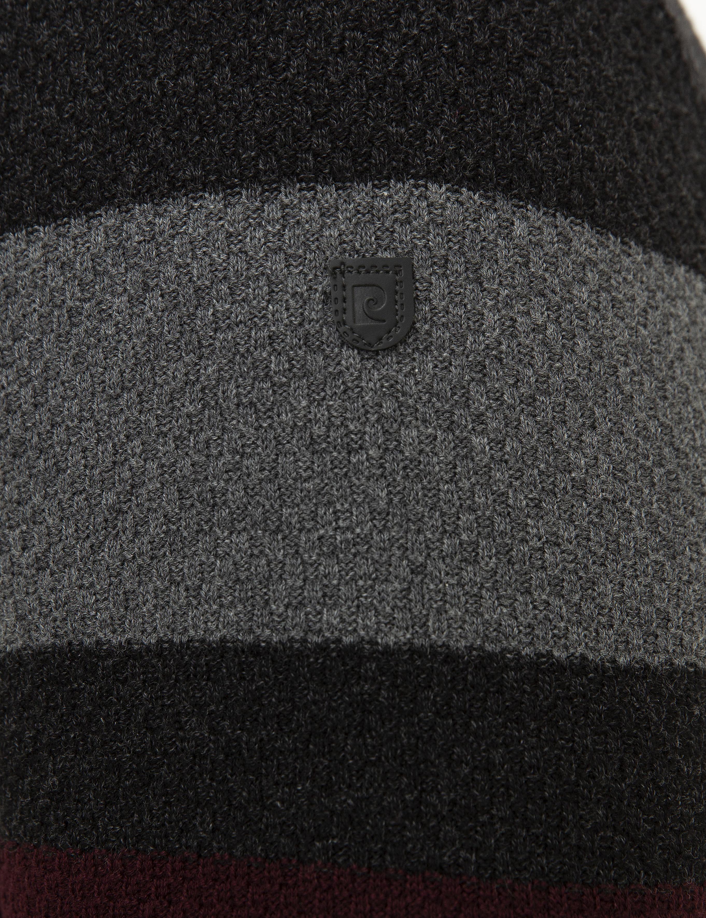 Antrasit Melanj Slim Fit Triko Kazak