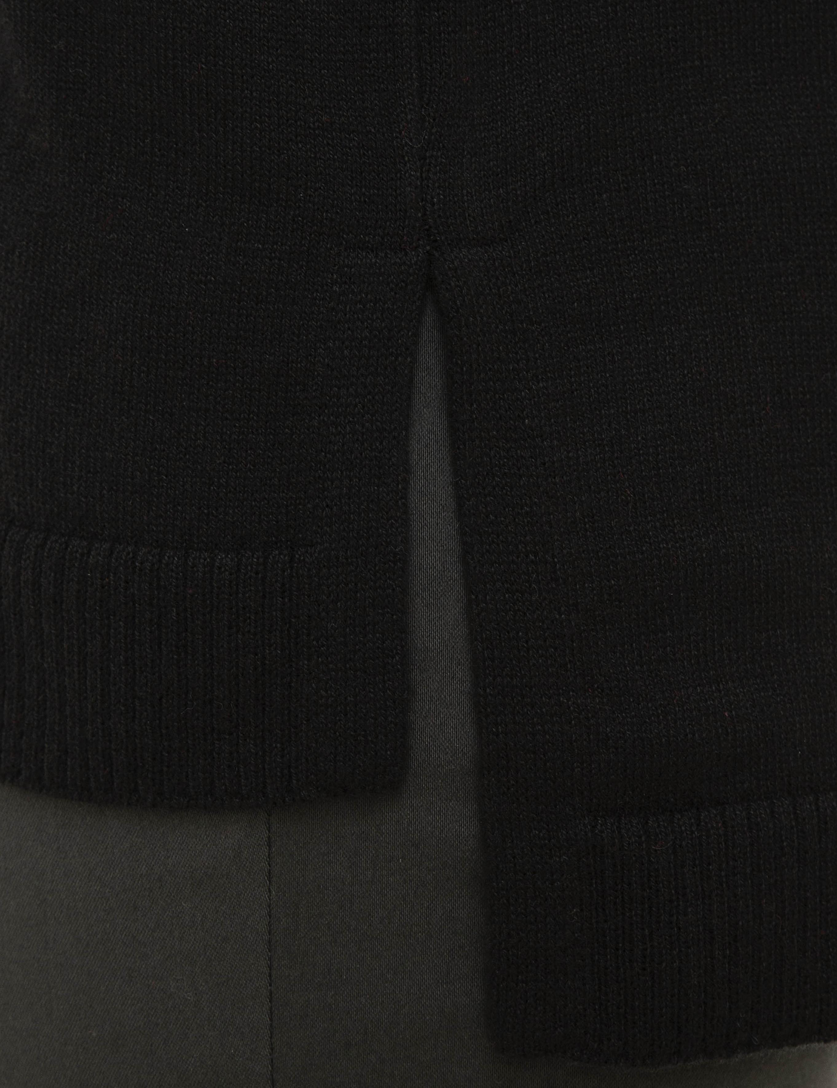 Siyah Regular Fit Kazak