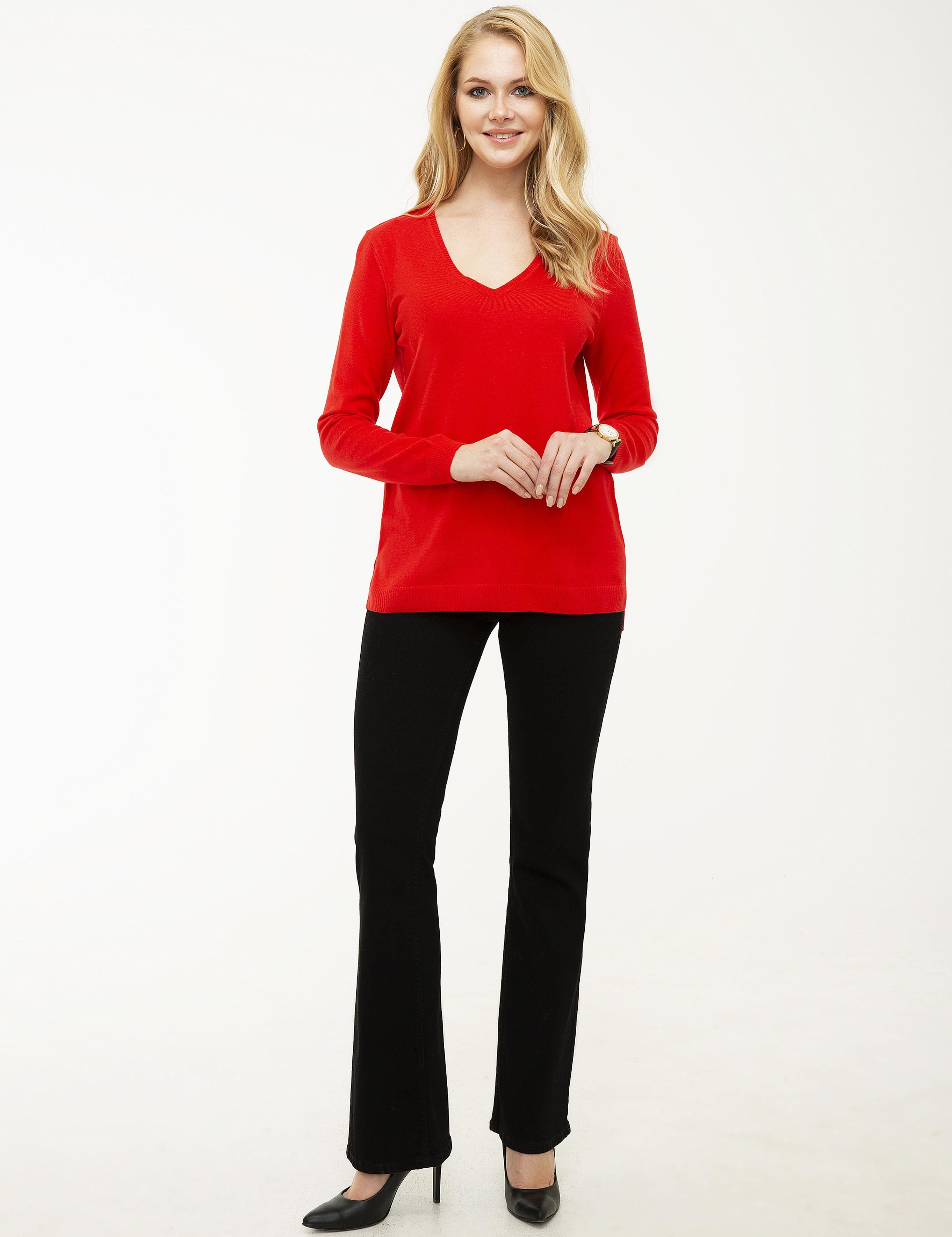 Kırmızı Triko Kazak