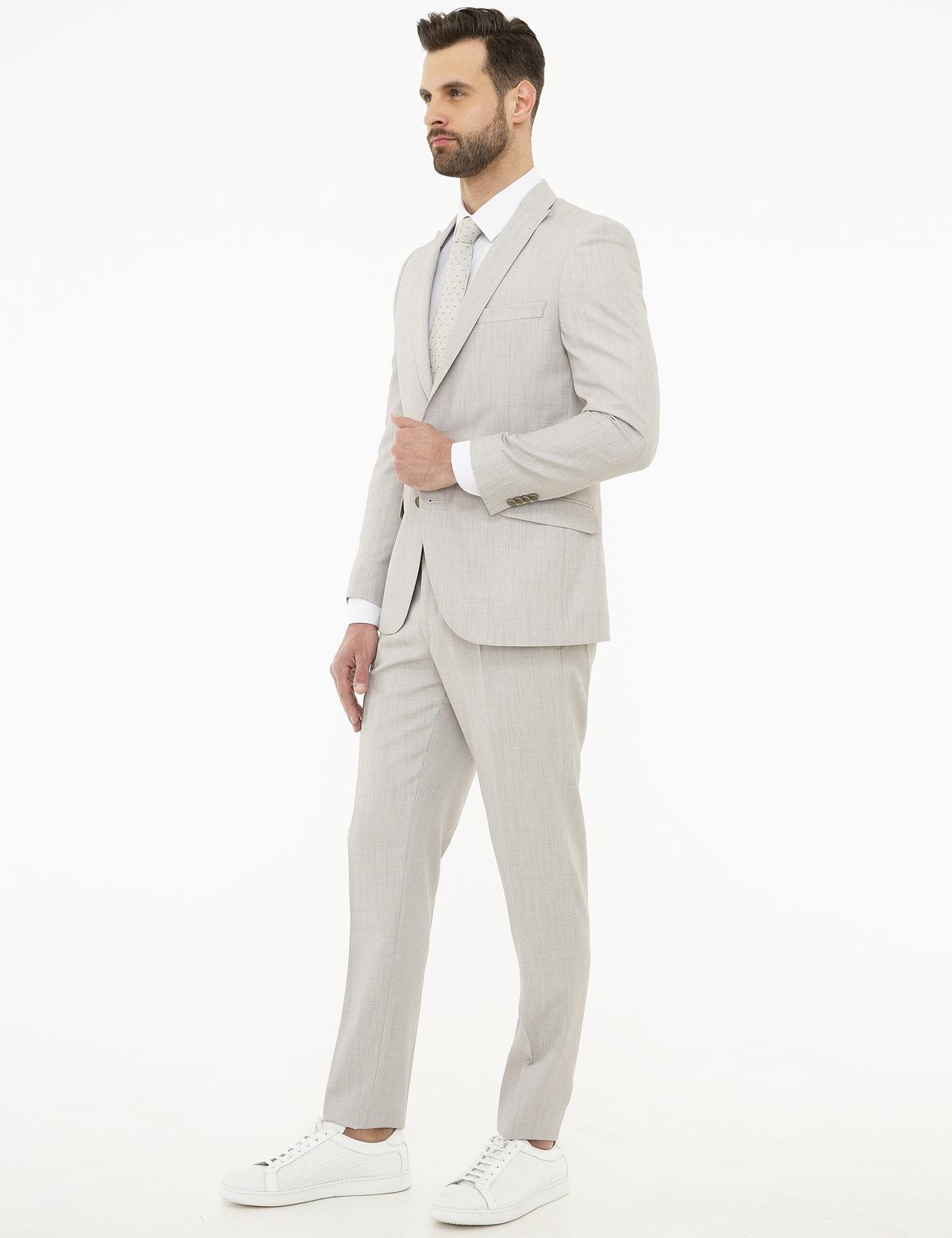 Gri Takım Elbise - 50219936005