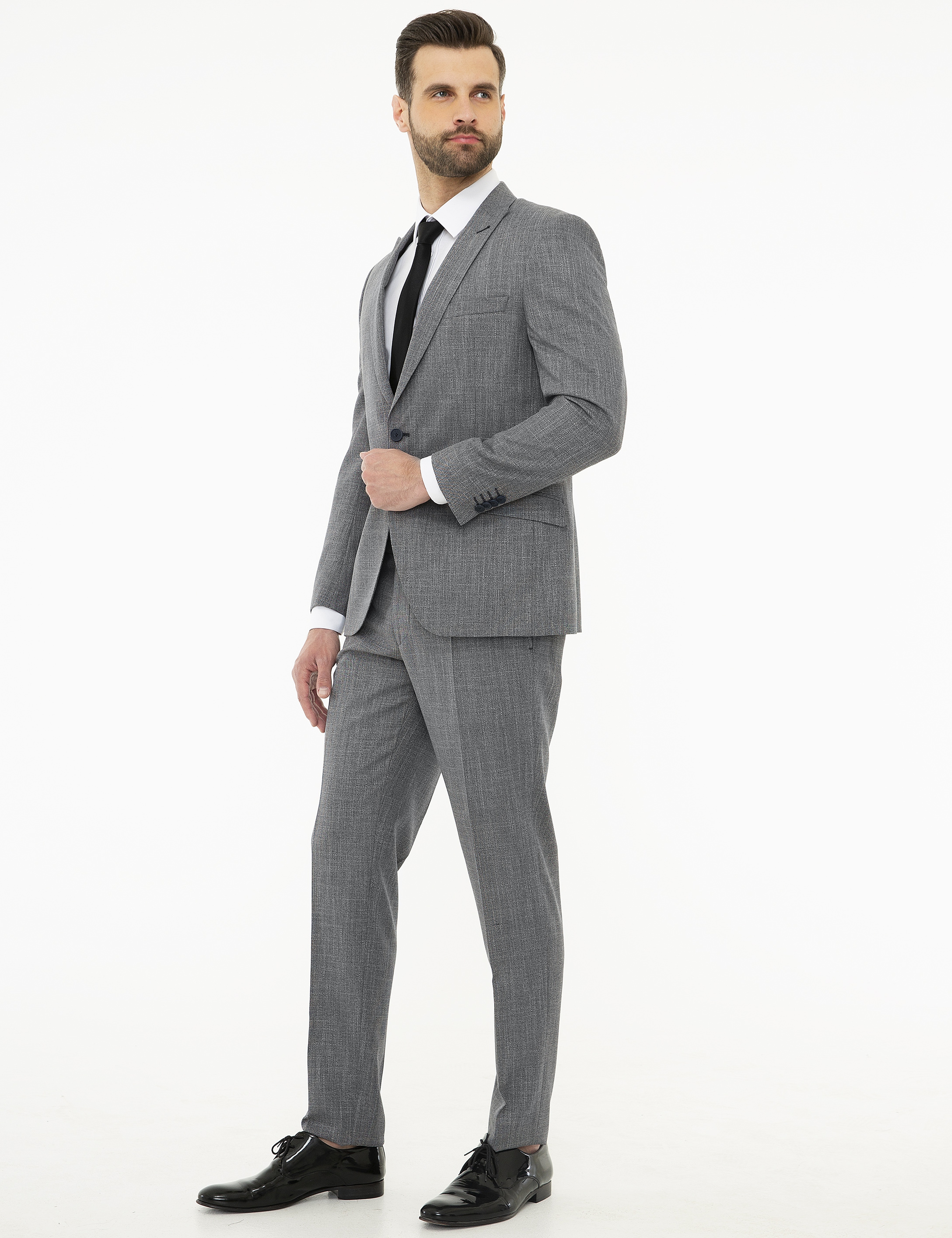 Lacivert Ex. Slim Fit Takım Elbise - Image 3