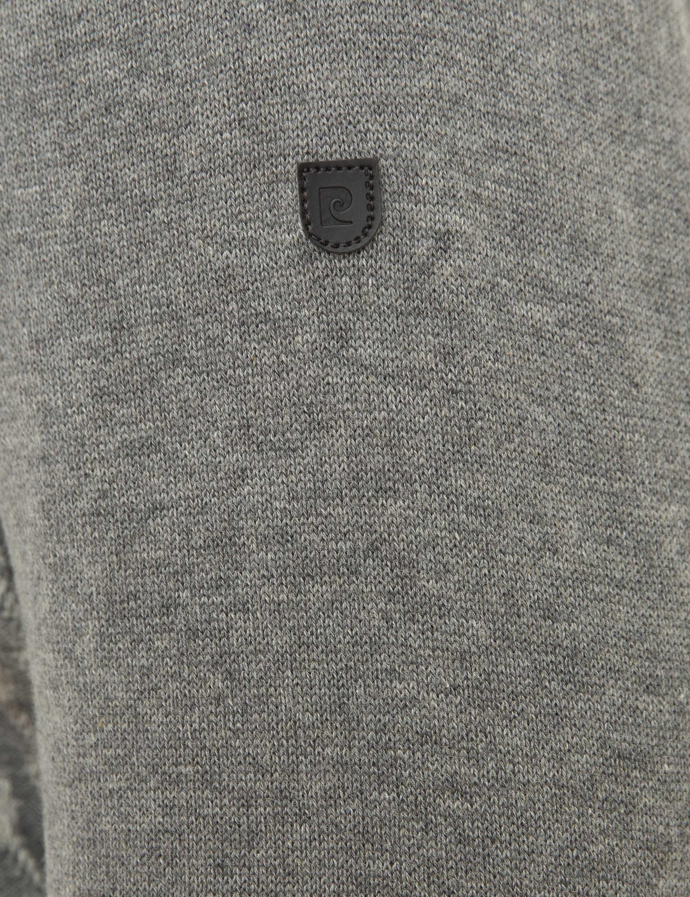 Gri Melanj Slim Fit Triko Kazak