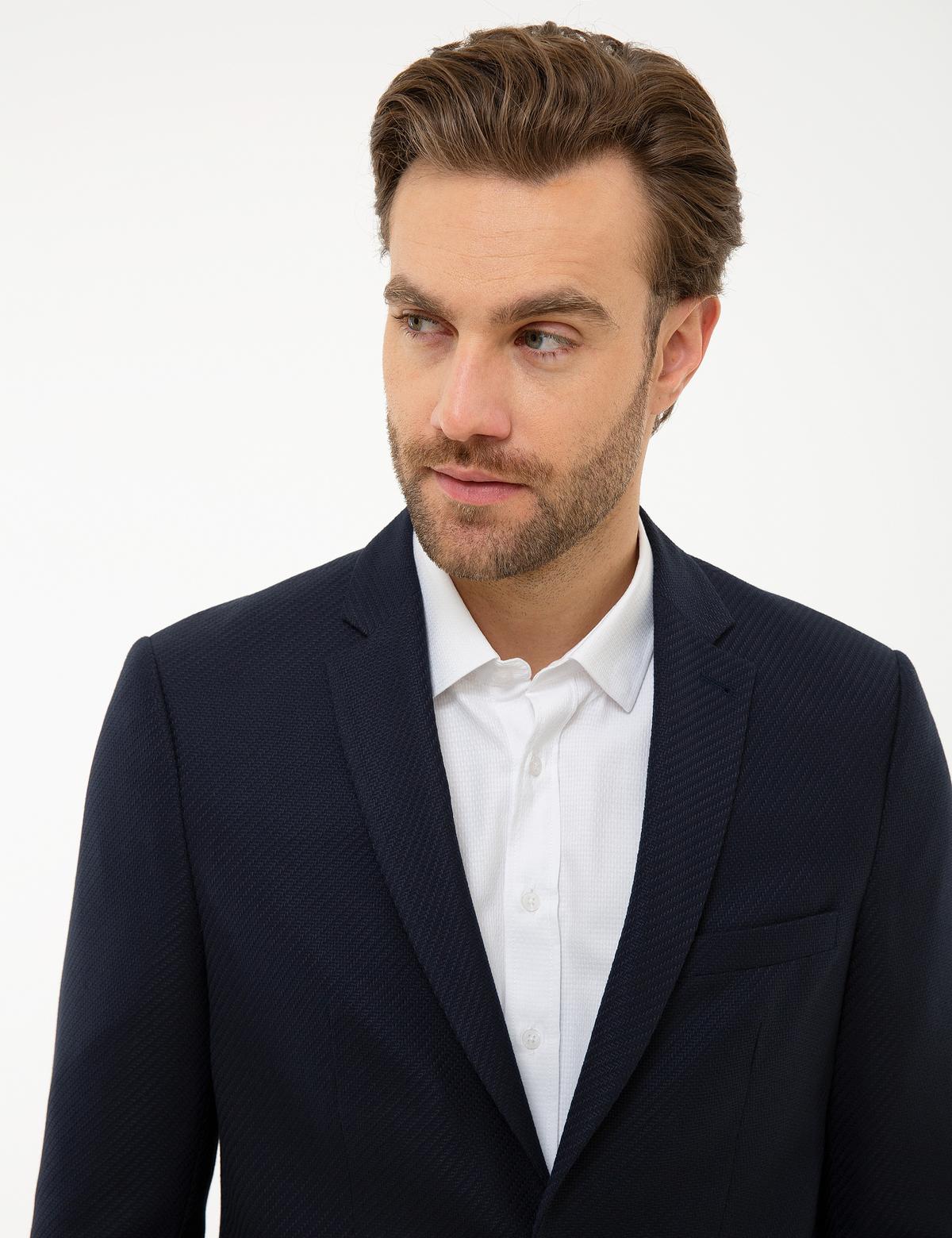 Lacivert Slim Fit Ceket - 50220059005