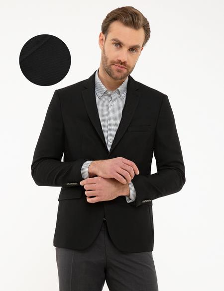 Siyah Slim Fit Ceket - 50220059038