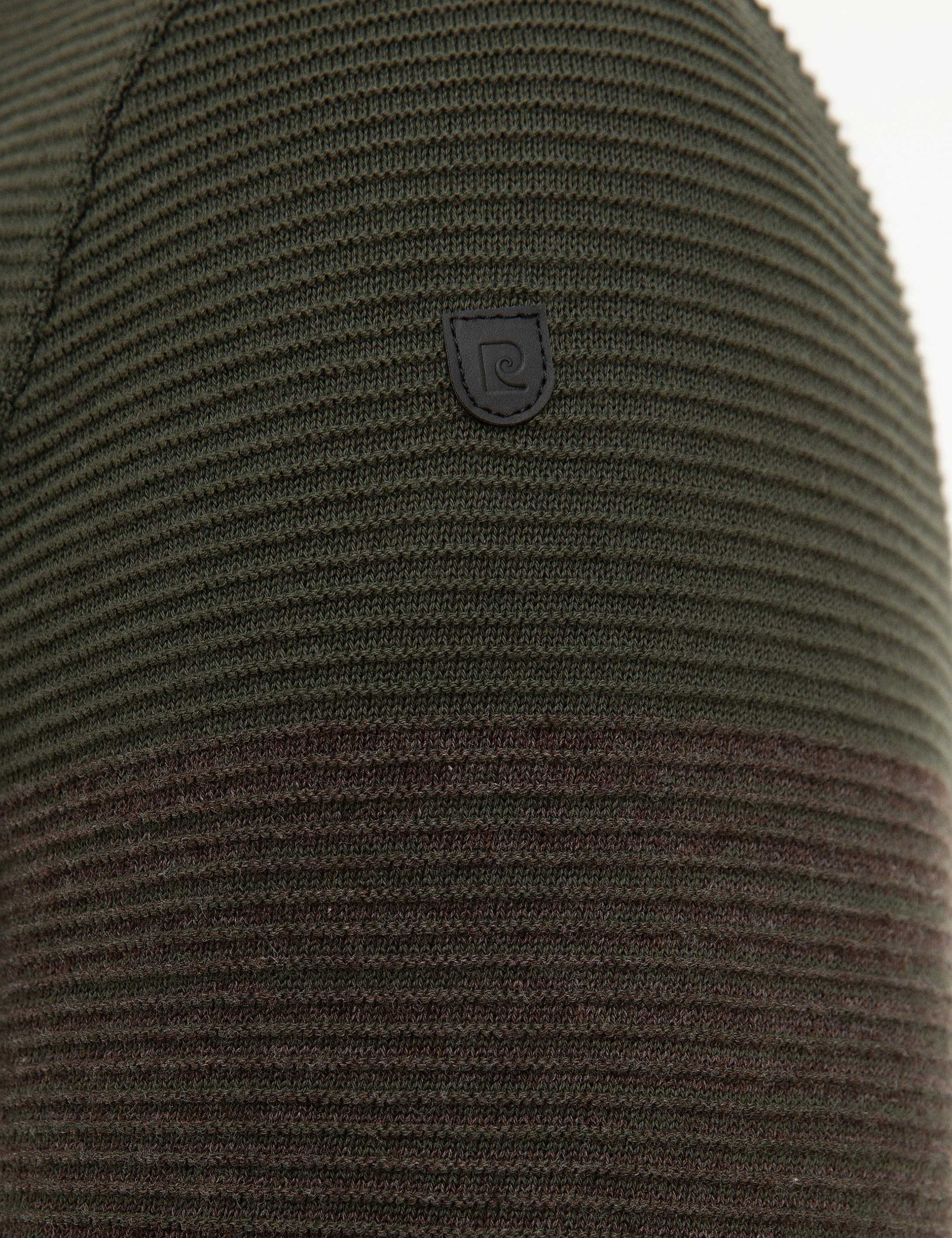 Haki Slim Fit Triko Kazak