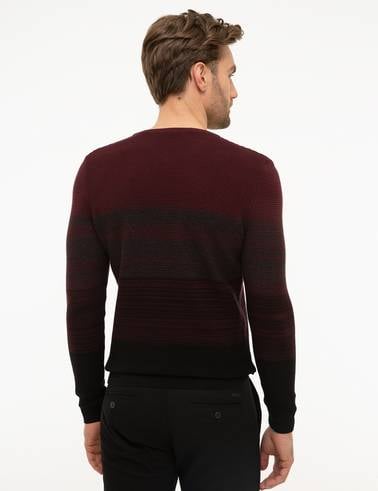 Antrasit Melanj Slim Fit Triko Kazak