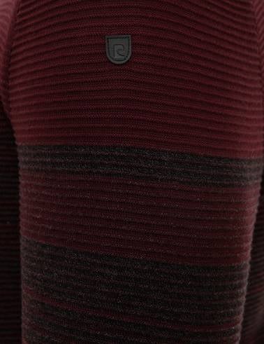 Antrasit Melanj Slim Fit Triko Kazak