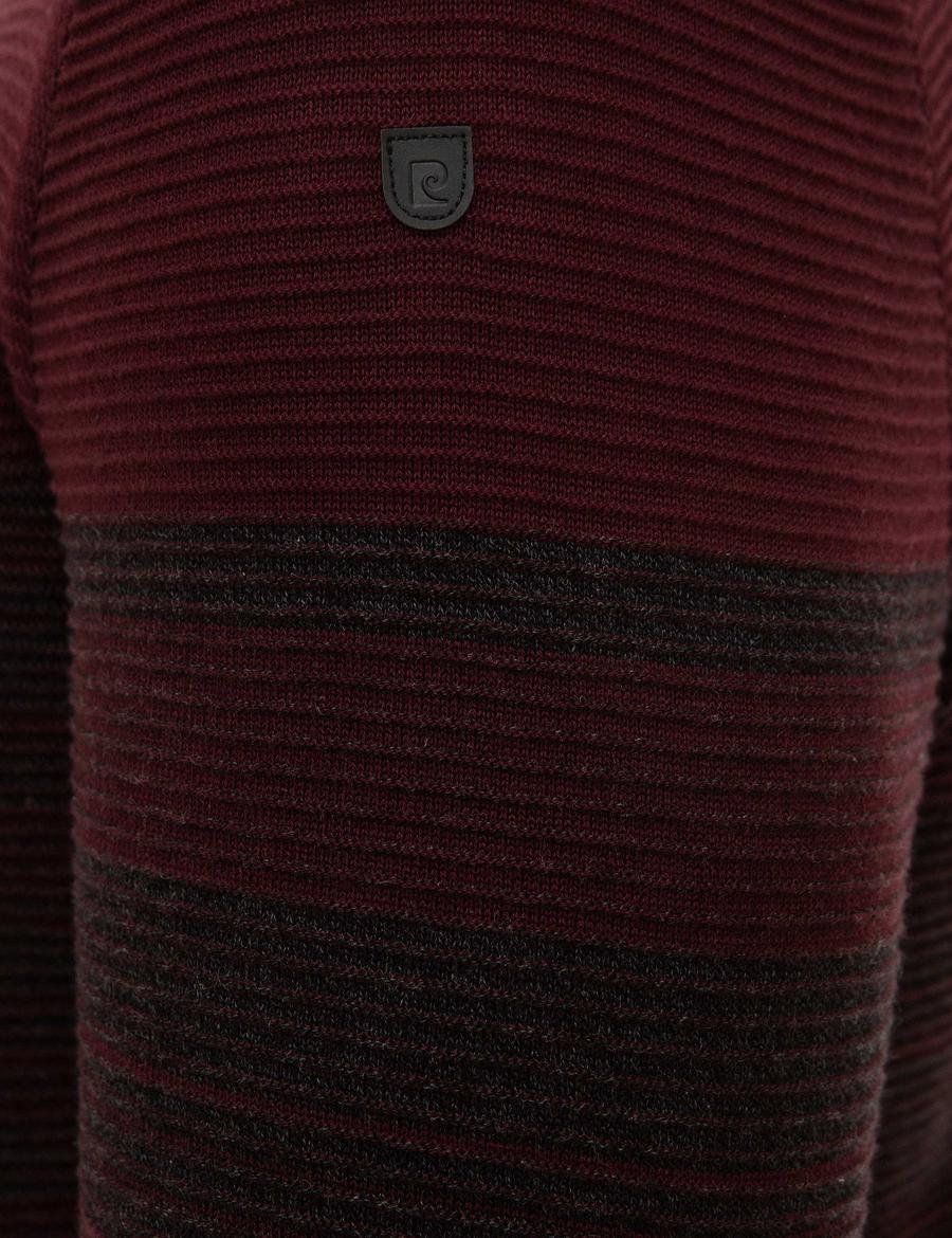 Antrasit Melanj Slim Fit Triko Kazak