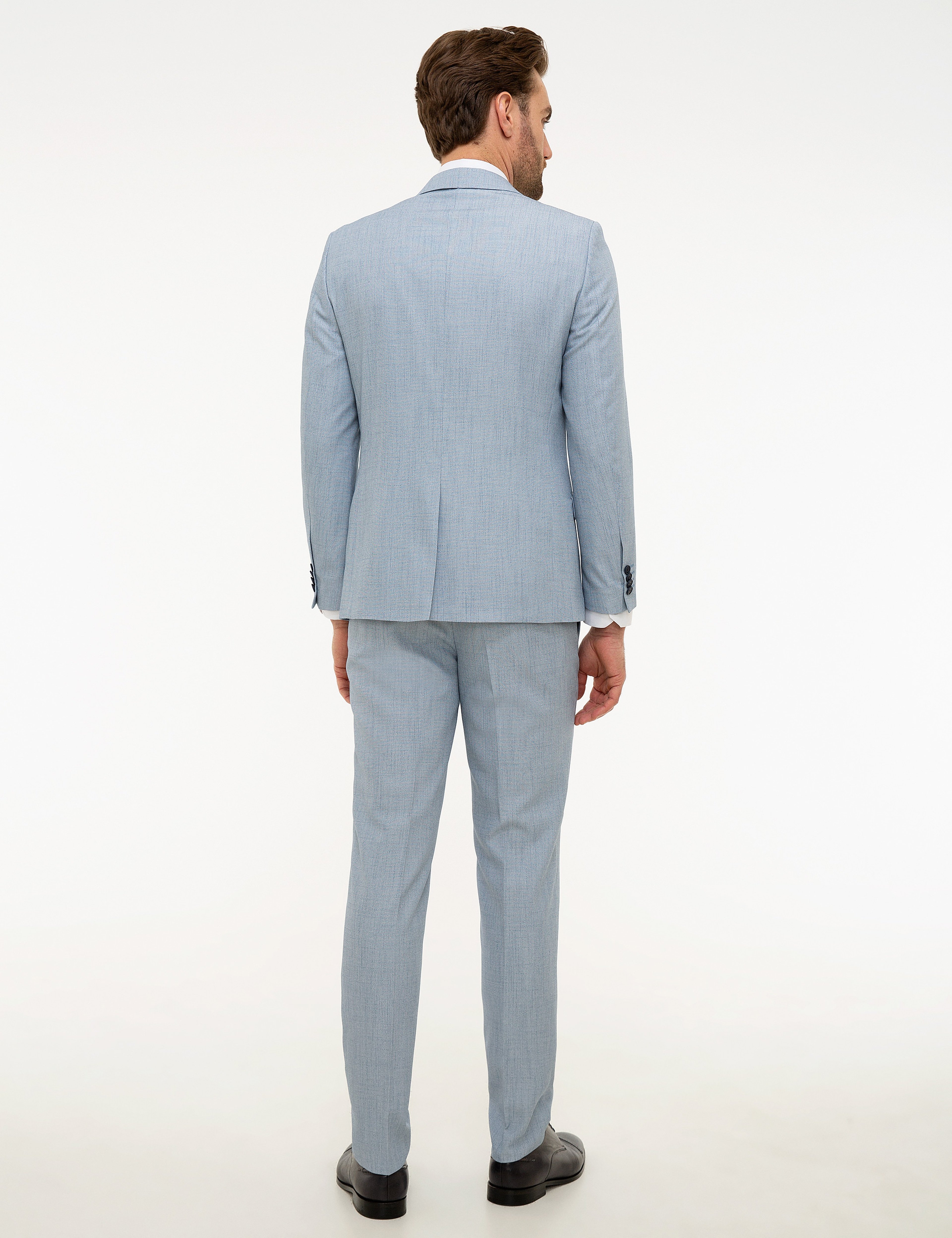 Açık Mavi Ekstra Slim Fit Takım Elbise - Image 3